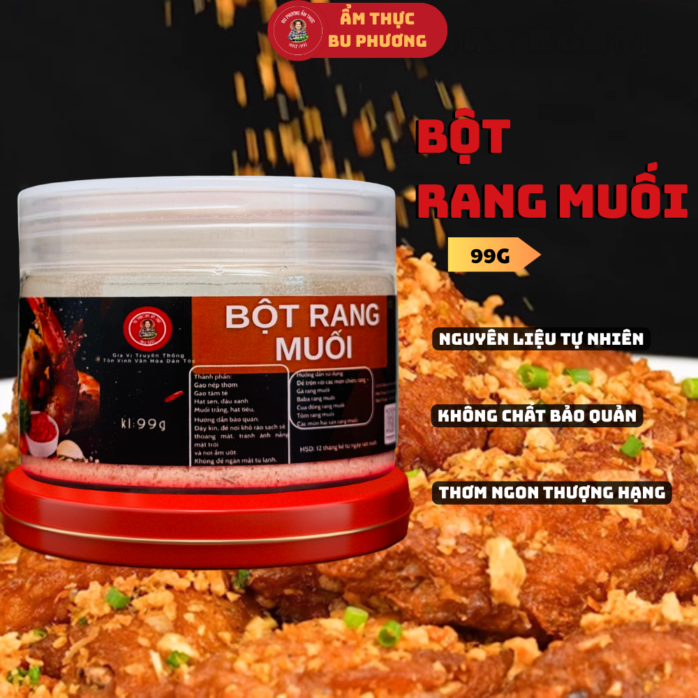 Bột Rang Muối Thượng Hạng Bu Phương Ẩm Thực 99gam - BP05