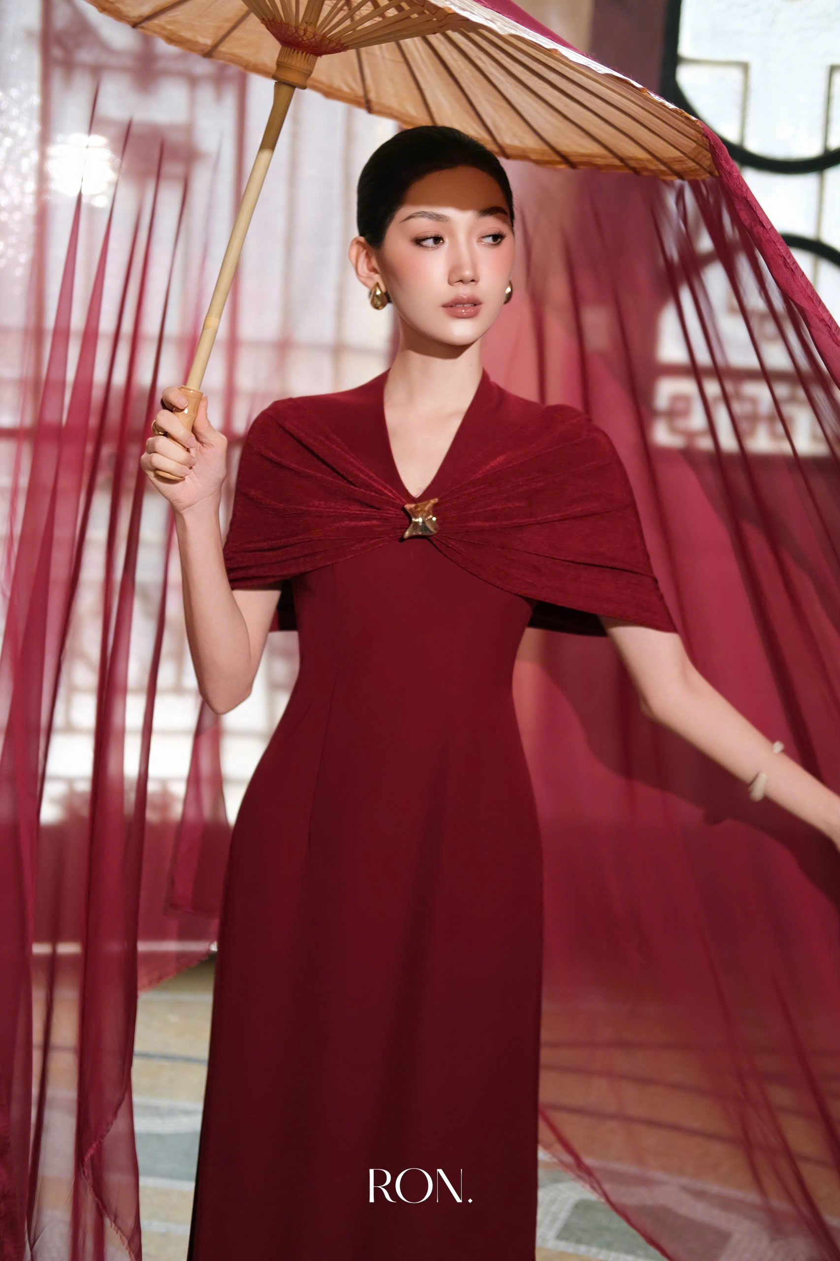 Set Áo Dài Hy Phượng