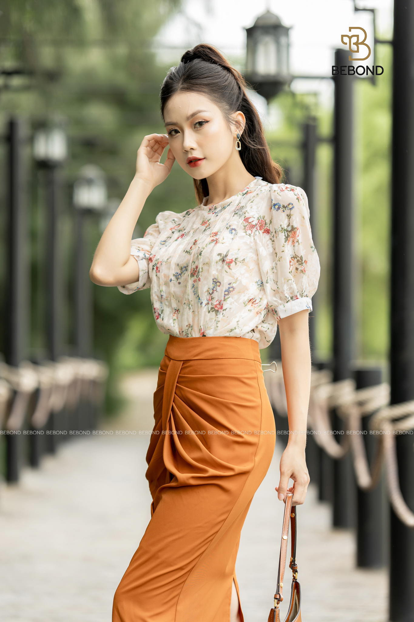 Set Áo sơ mi in hoa Dora - Chân đầm phối xếp ly July_thumbnail_2