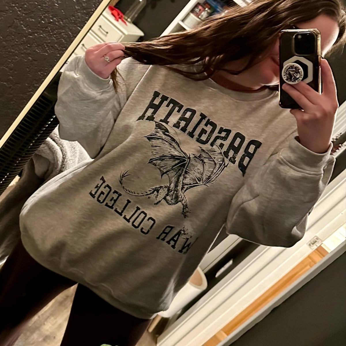 Skyborne Academy Sweatshirt – Bookish Fantasy Two-Sided Design_thumbnail_5