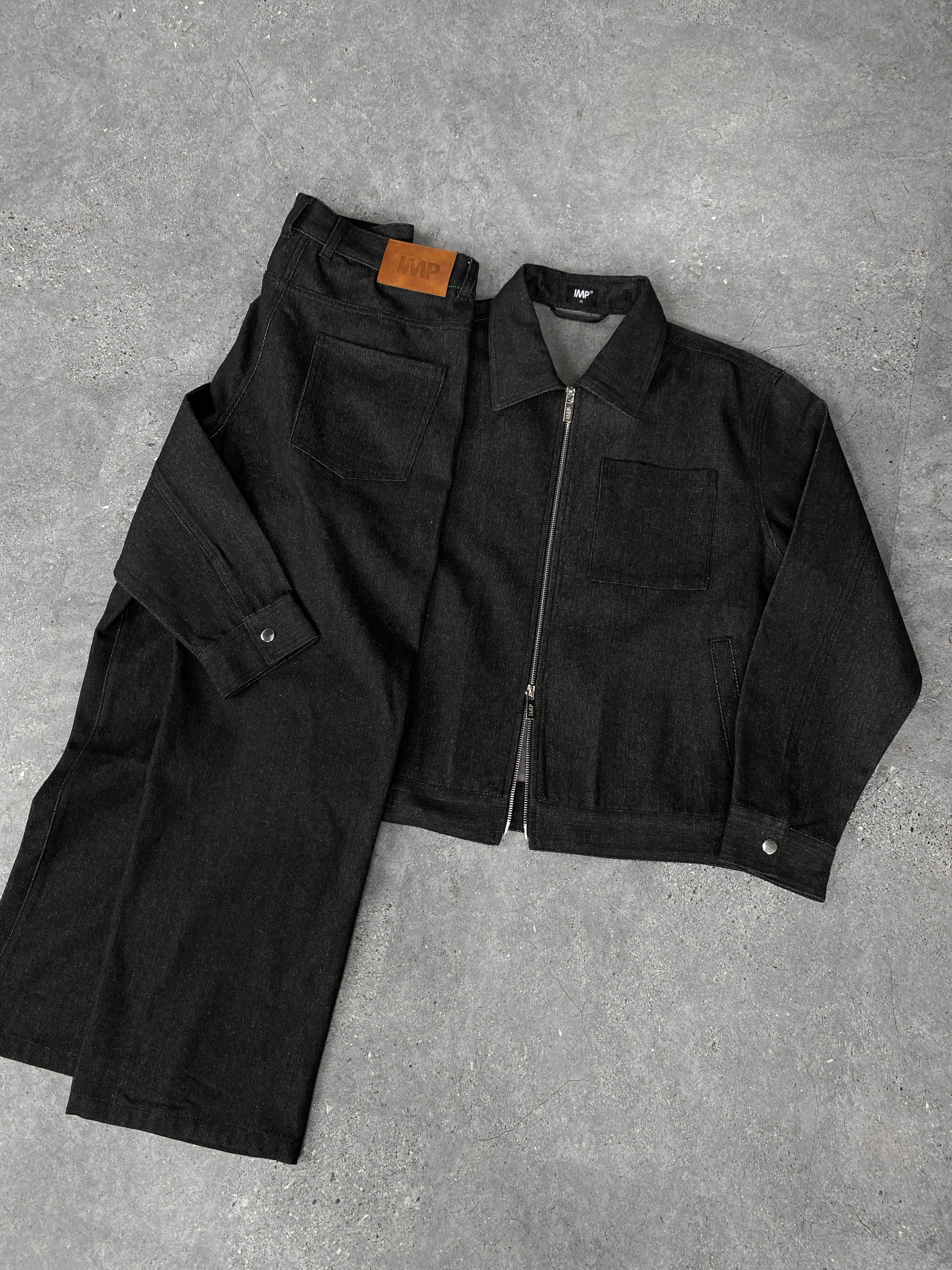 IMP - 006 Jacket - Áo khoác Denim Zip Jacket khóa 2 chiều phong cách trẻ trung, thanh lịch Imperfect_thumbnail_8