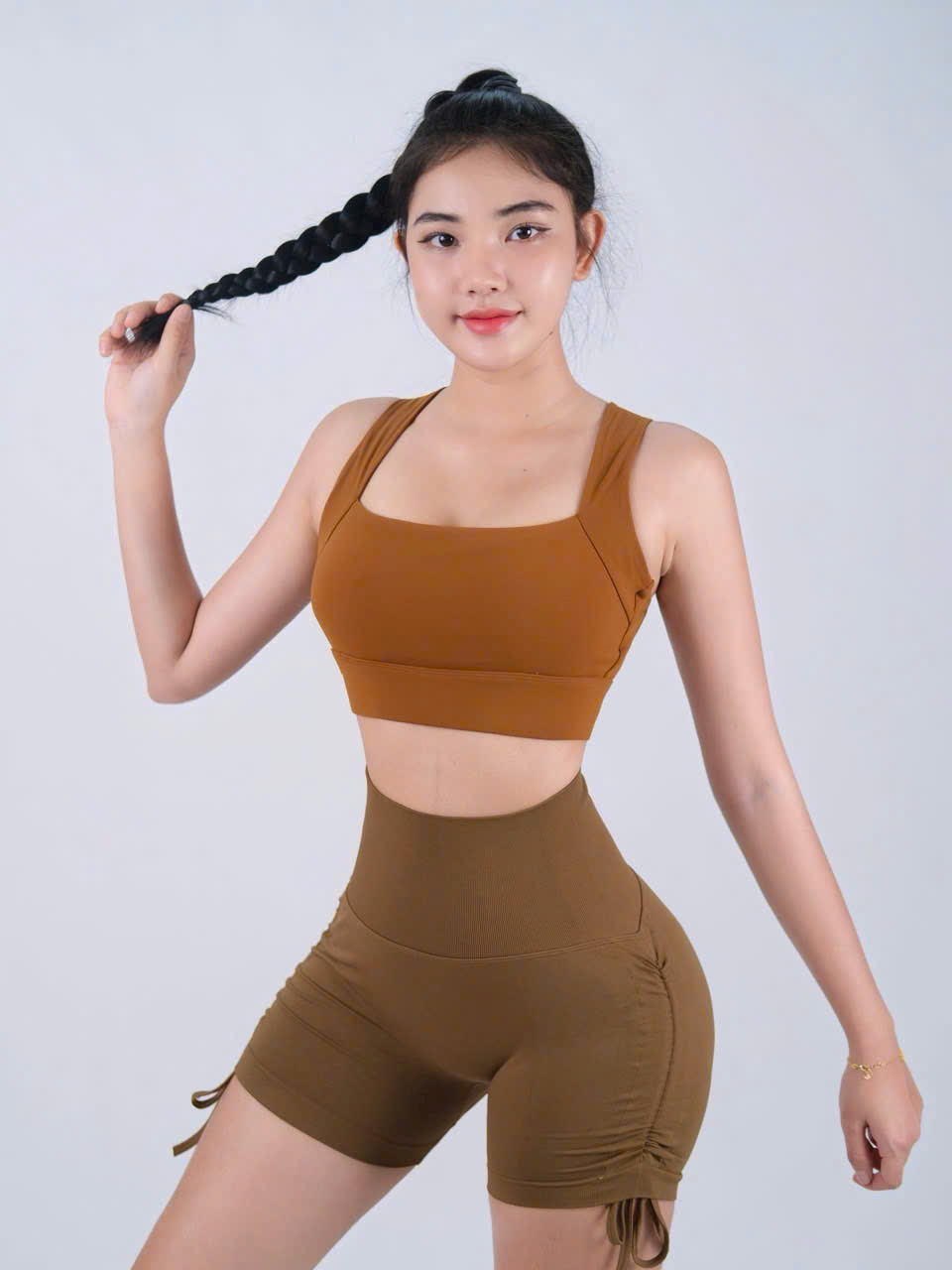 Quần Đùi Thể Thao Chun Mông, Dáng Ôm Body, Dây Rút 2 Bên_thumbnail_13