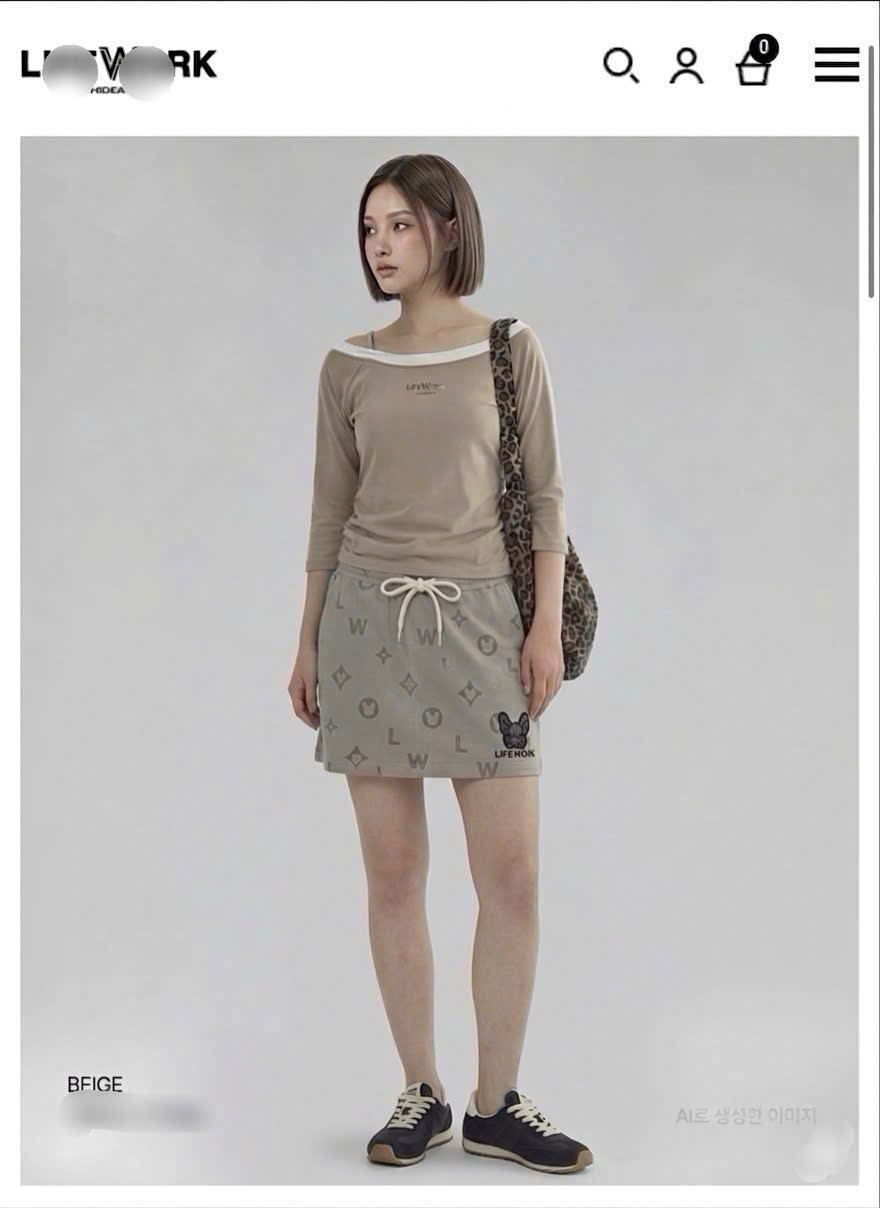 E314 CHÂN VÁY NGẮN LIFEWORK PHỐI HT 3 MÀU