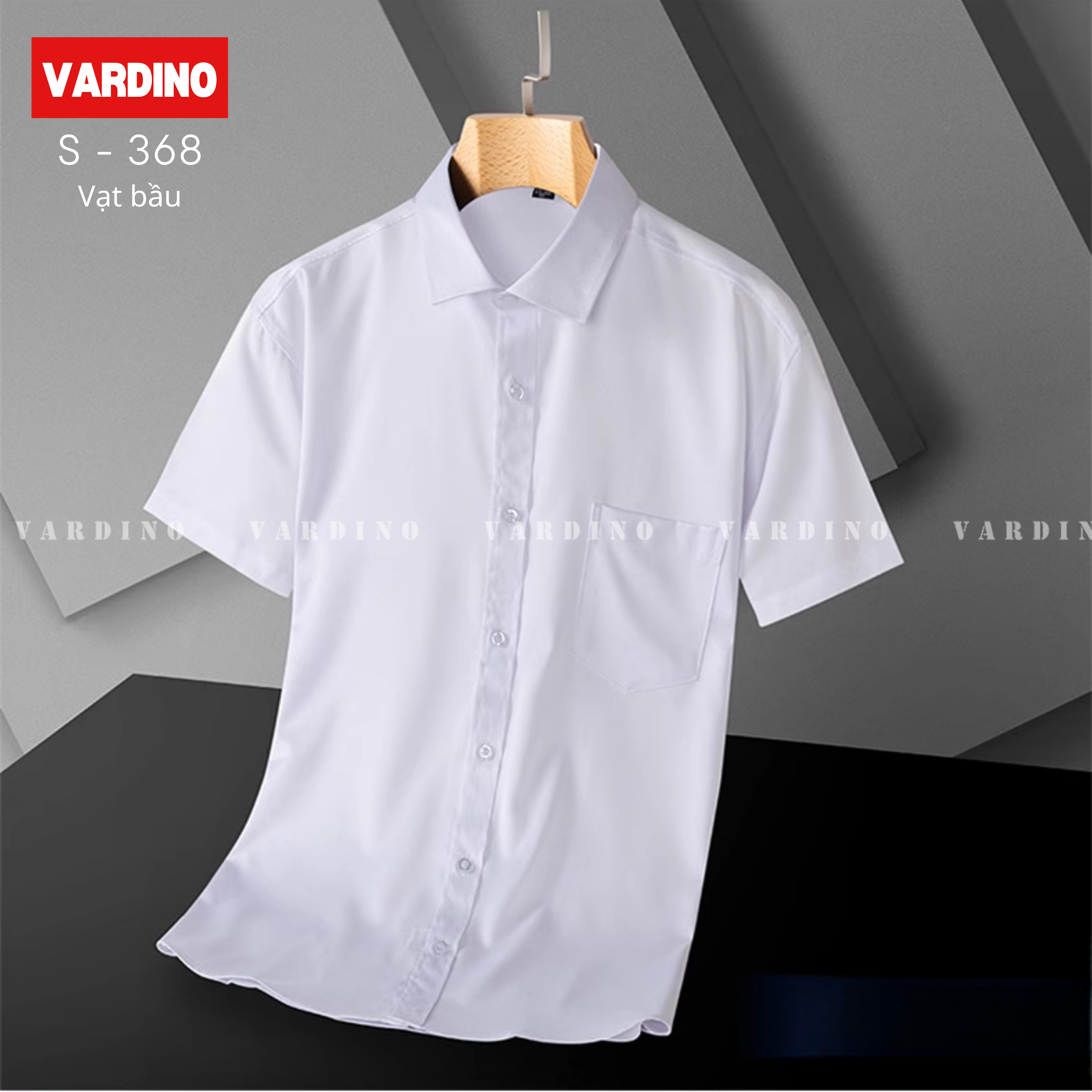 Sơ mi trắng ngắn tay Vardino s368_thumbnail_3