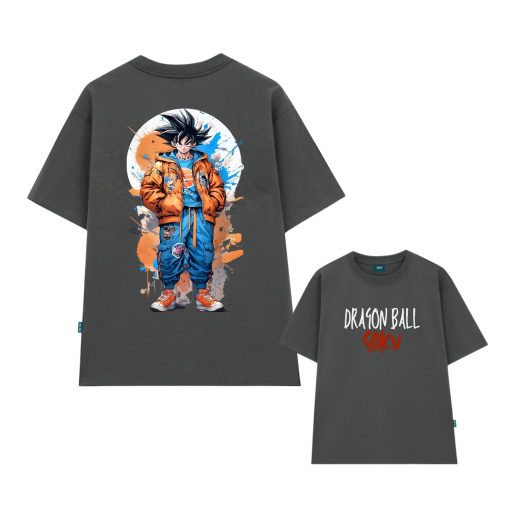 Áo thun nam local brand 𝐖𝐞 𝐓𝐞𝐞 Dragon Ball Goku dáng oversize form rộng - T023_thumbnail_5