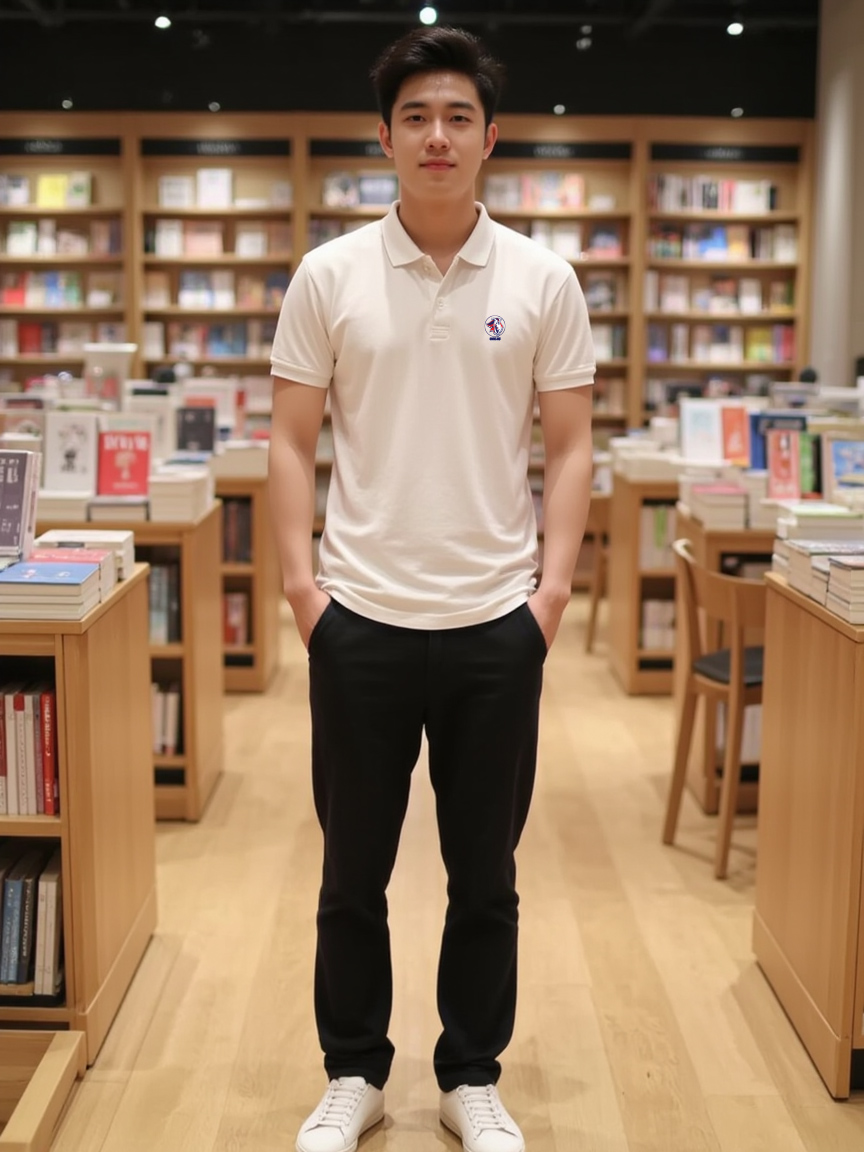 Áo polo nam form vừa 1895 Miucho Iconic vải cá sấu đứng form thoáng mát in basic_thumbnail_4