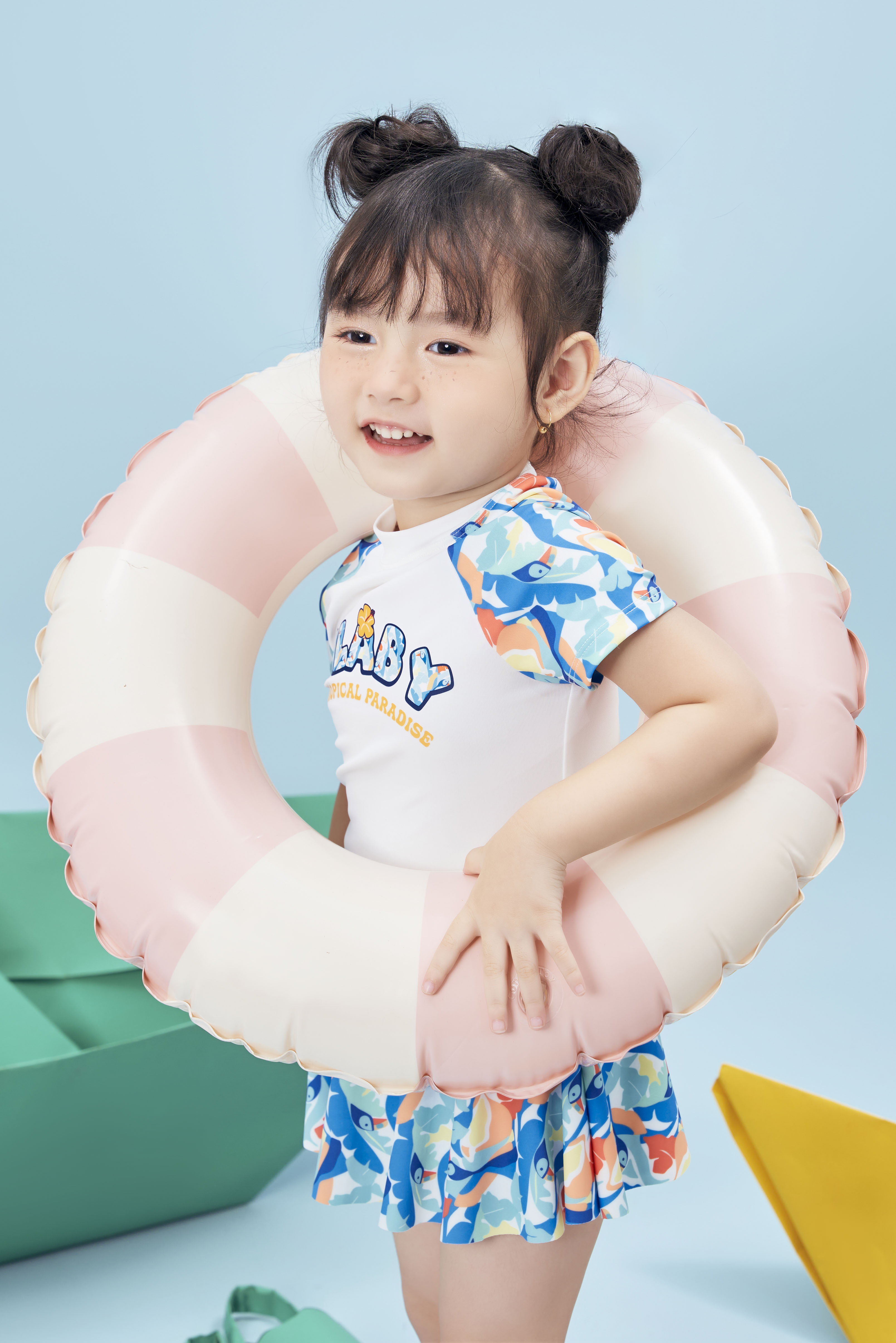 Bộ bơi quần váy xoè in hoạ tiết_thumbnail_3