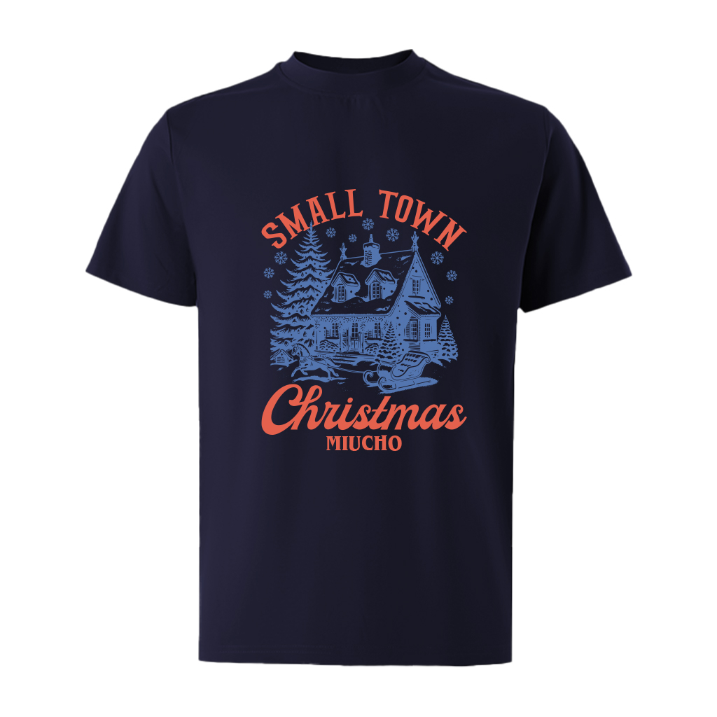 Áo phông nam giáng sinh noel form rộng cổ tròn vải cotton thoáng mát 1793 Miucho Iconic in mix_thumbnail_20