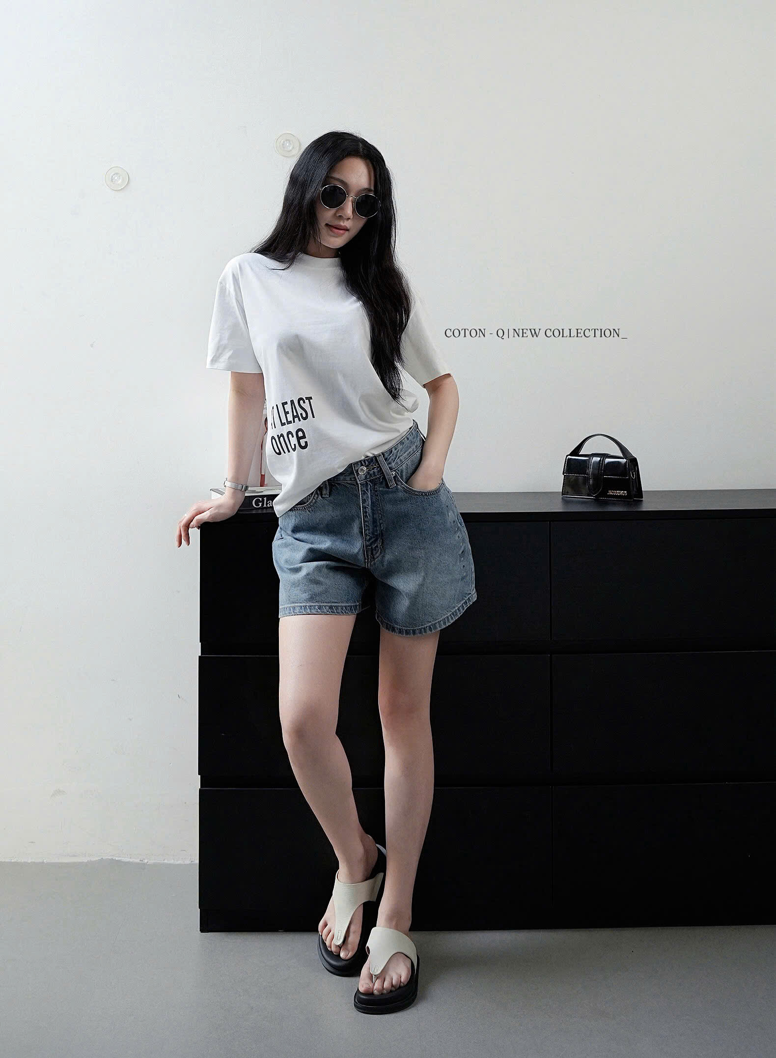 Quần short jean Coton Q_thumbnail_11