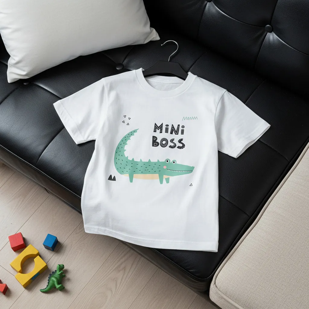 Áo thun bé trai bé gái Mini Boss Kado 3201_thumbnail_6