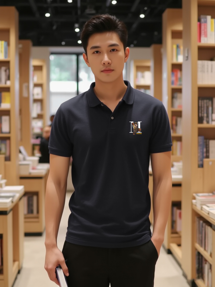 Áo polo nam form vừa 1926 Miucho Iconic vải cá sấu đứng form thoáng mát in basic_thumbnail_2