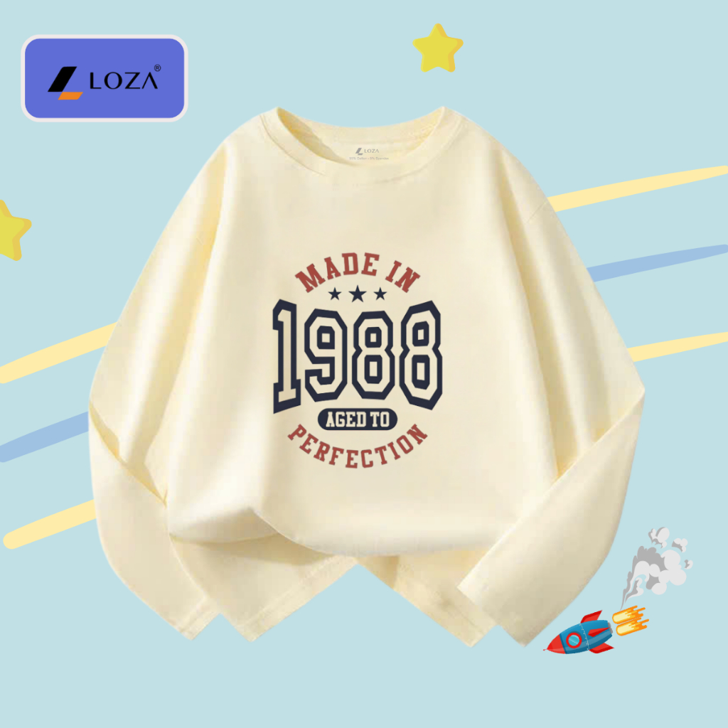 Áo thun dài tay bé trai in 1988 - Loza Kids KT3253_thumbnail_1