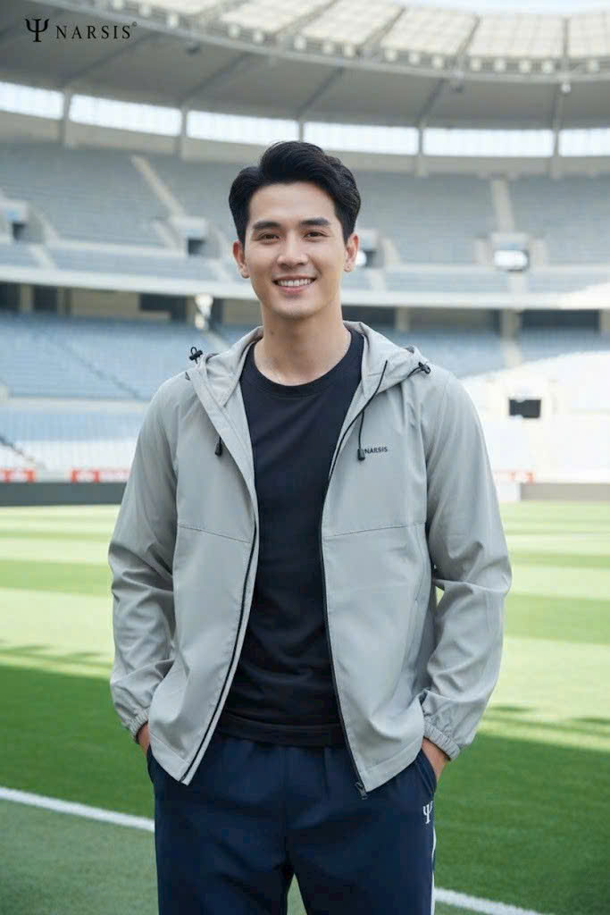 Áo Khoác Gió Nam Narsis 1 Lớp, Chống Nắng, Chống Gió, Phong Cách Trẻ Trung - D25002