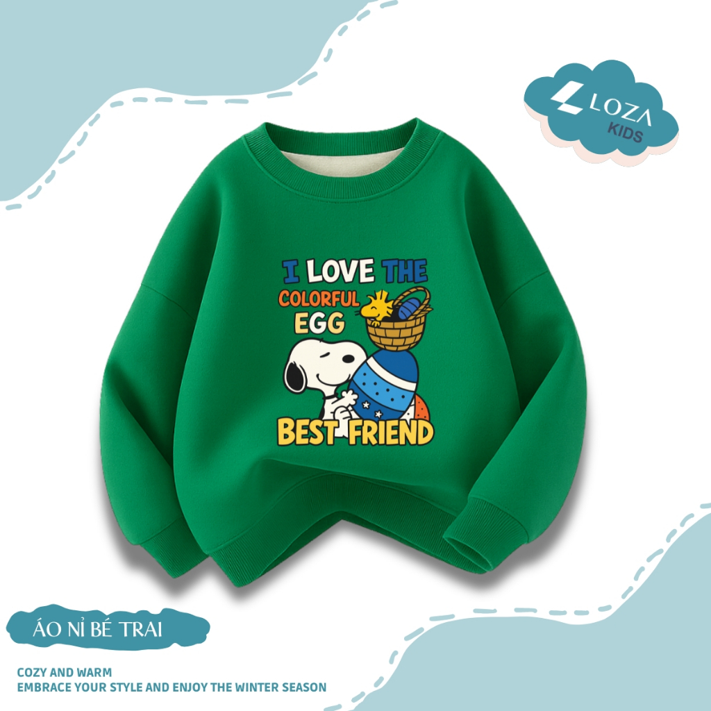 Áo sweater bé trai in hình BST Snoopy nhiều mẫu - Loza Kids IN010_thumbnail_14