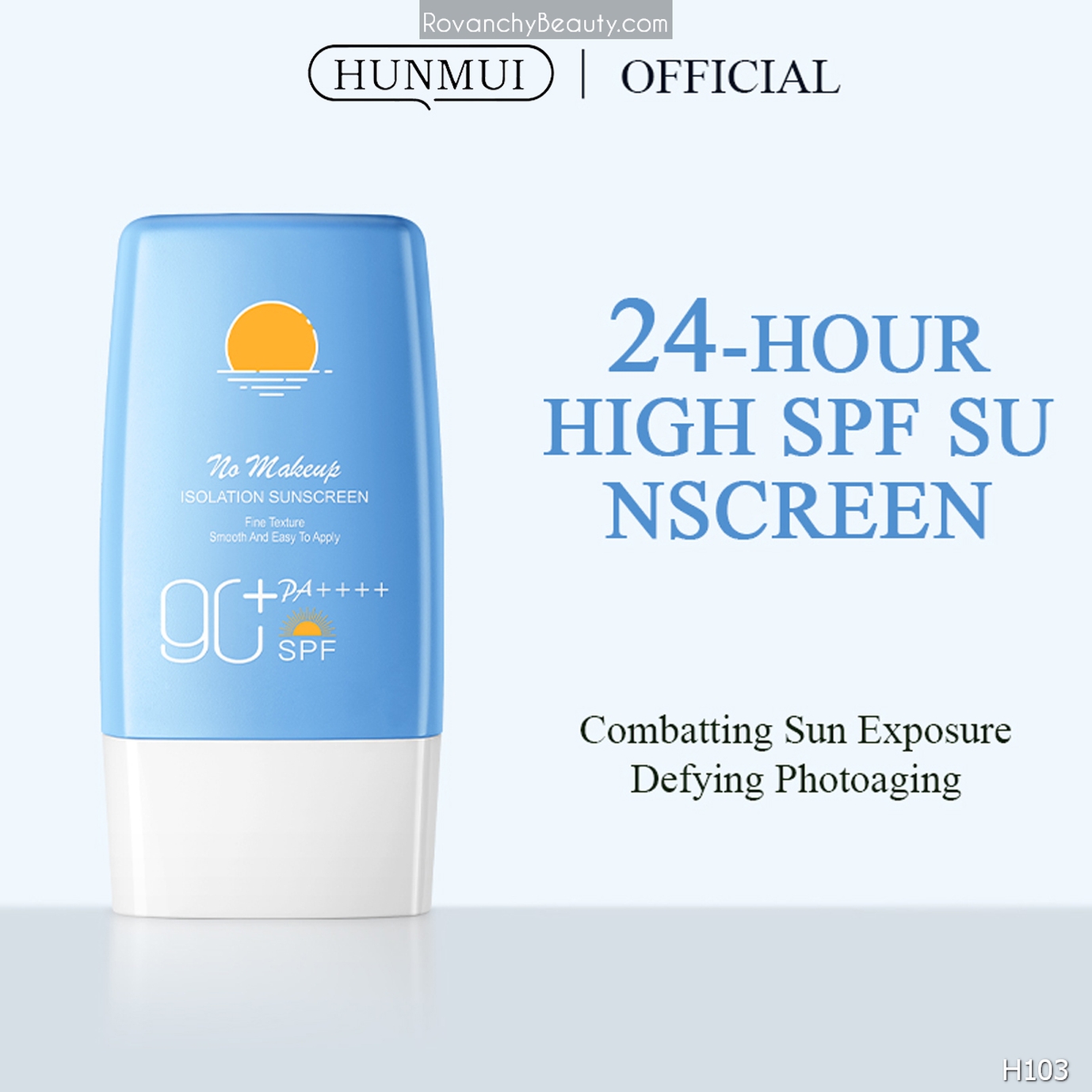 H103 Kem Chống Nắng HUNMUI SPF 90+ PA++++ - Dưỡng Ẩm, Chống Tia UV, Không Trôi, Dùng Mỗi Ngày_thumbnail_14