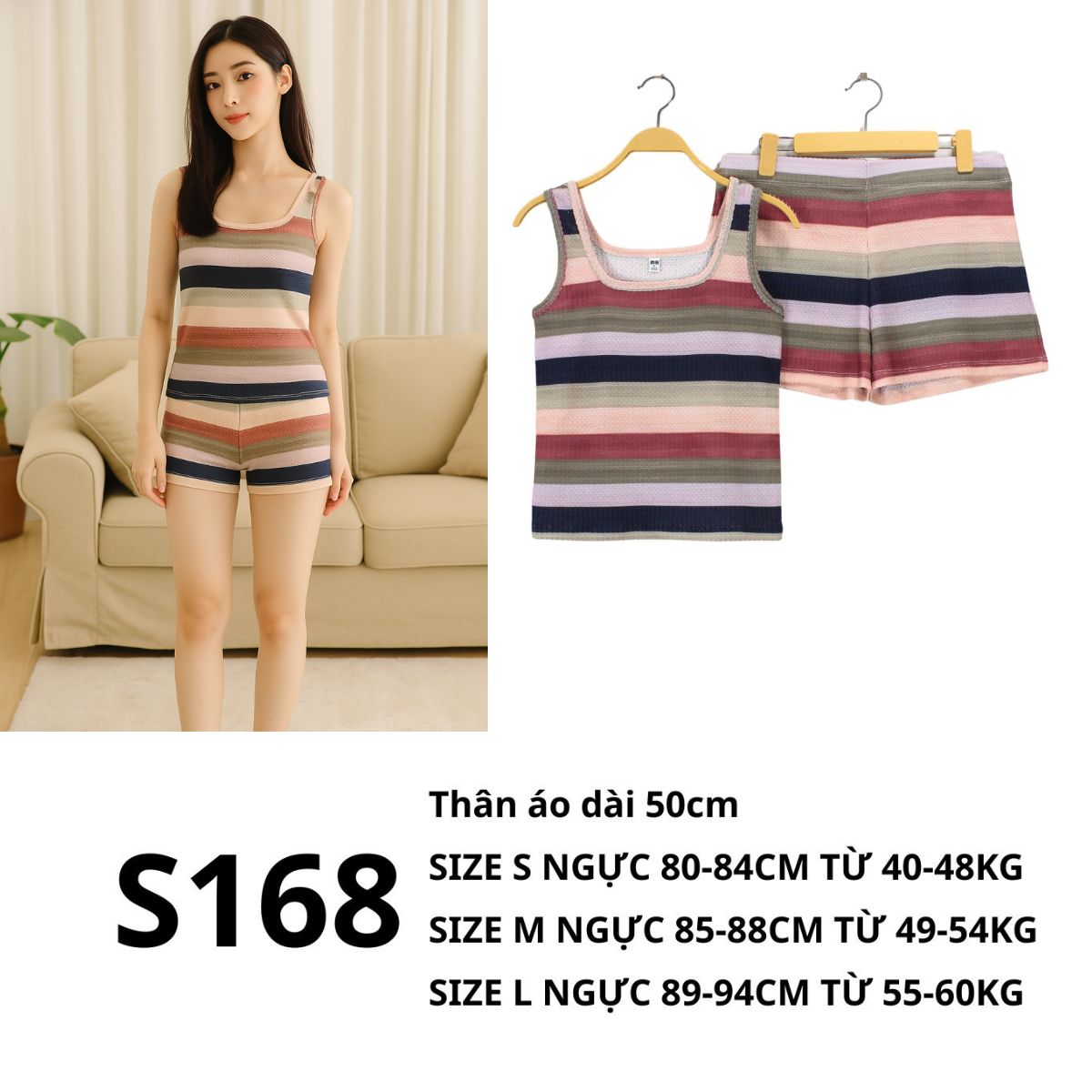 S168- Set bộ thun ngắn