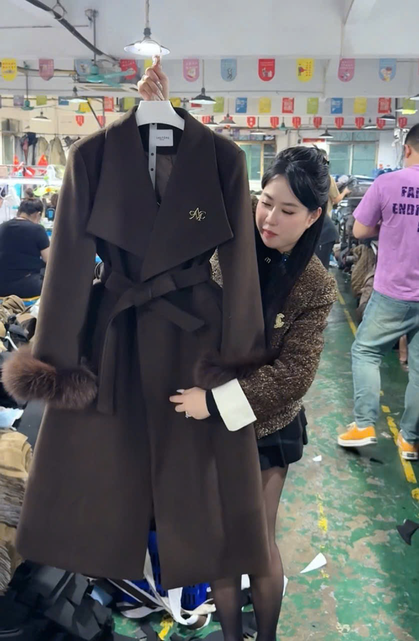 Áo mangto tay lông - V25