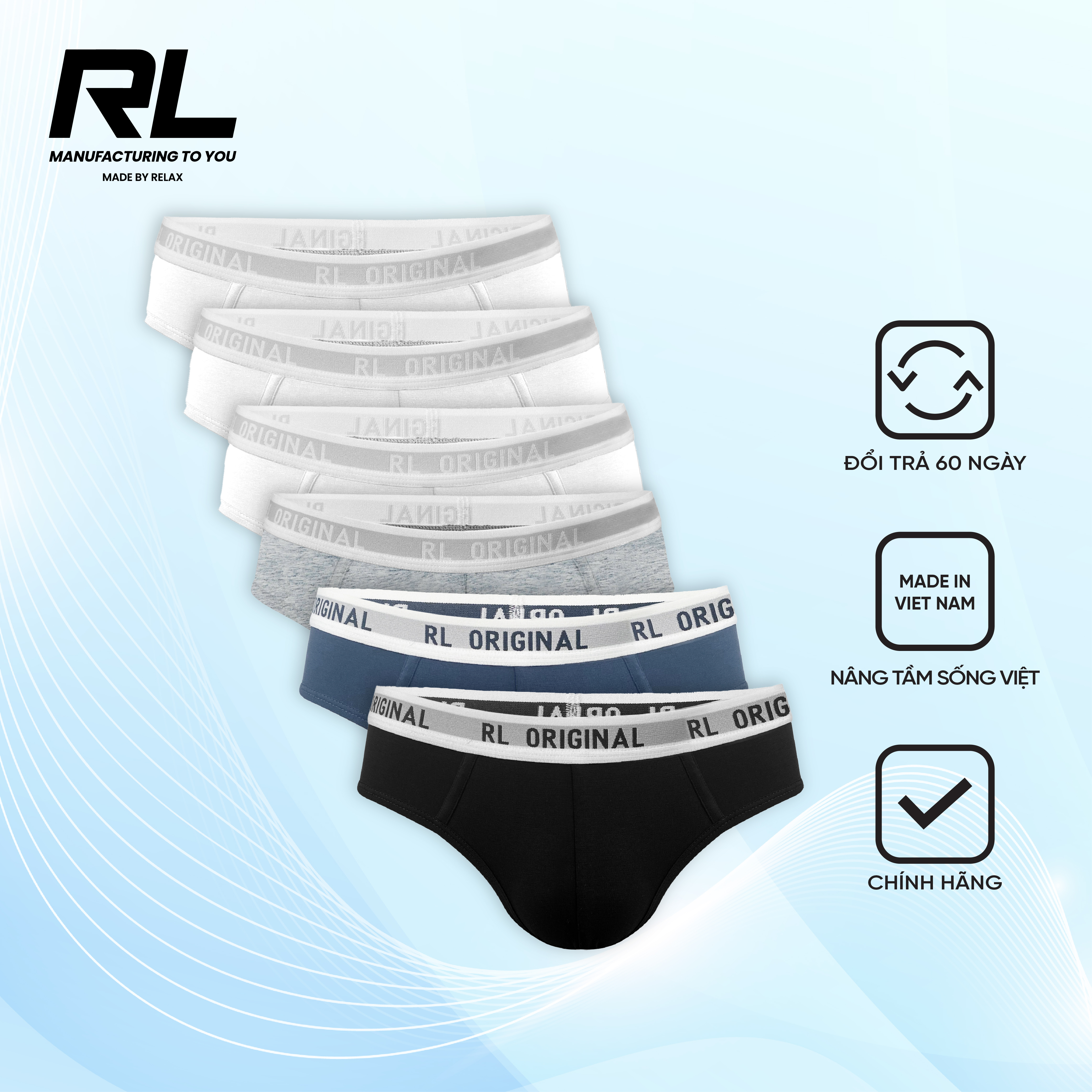 COMBO 6 QUẦN LÓT NAM BRIEF RDO120_thumbnail_4