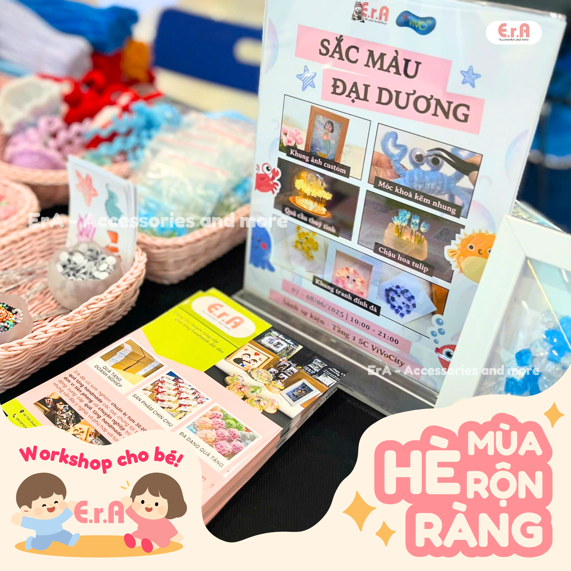 Workshop hè vui nhộn tại ERA Vivo City cho bé