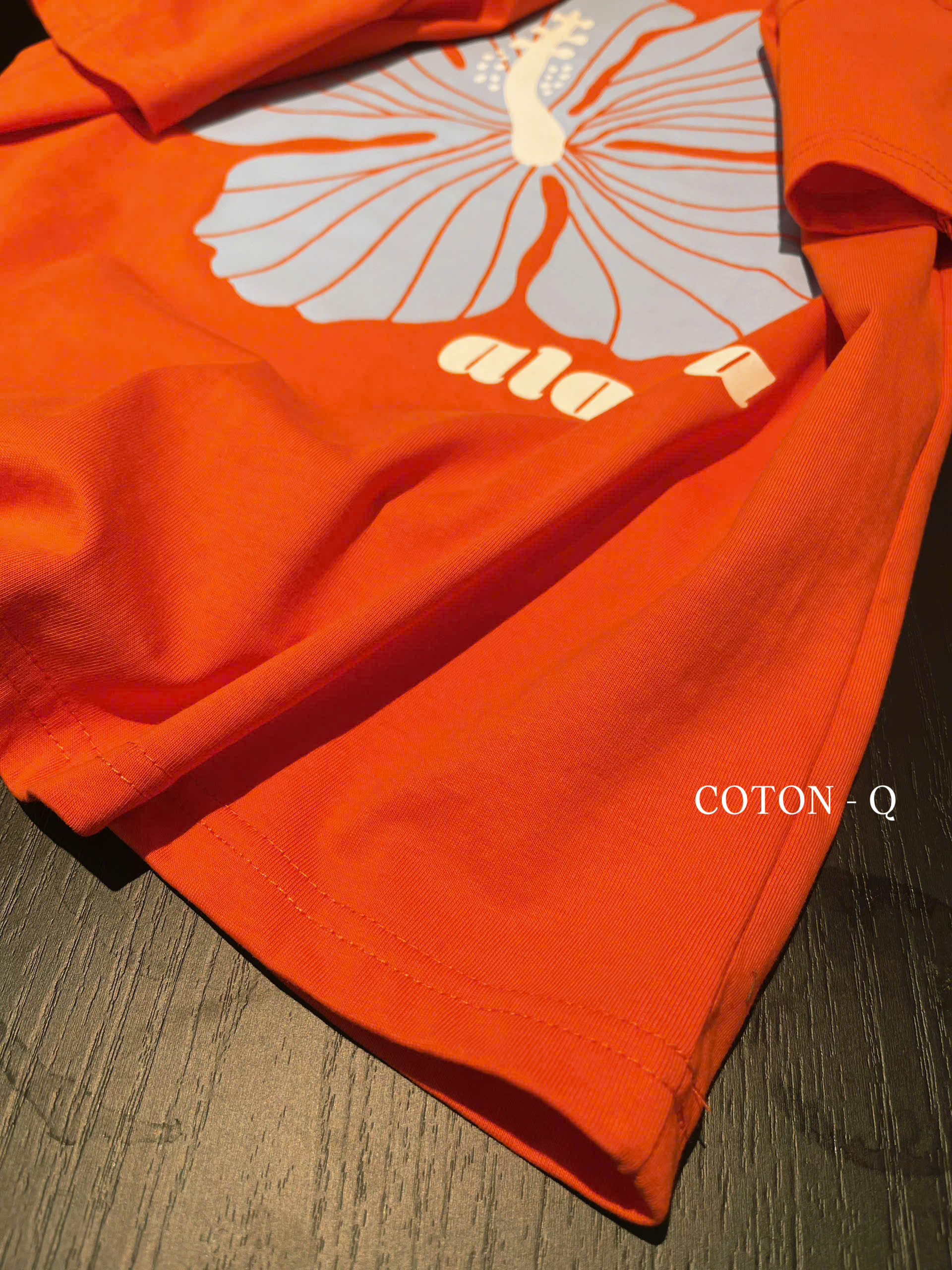 Áo thun hoa cam Coton Q_thumbnail_4