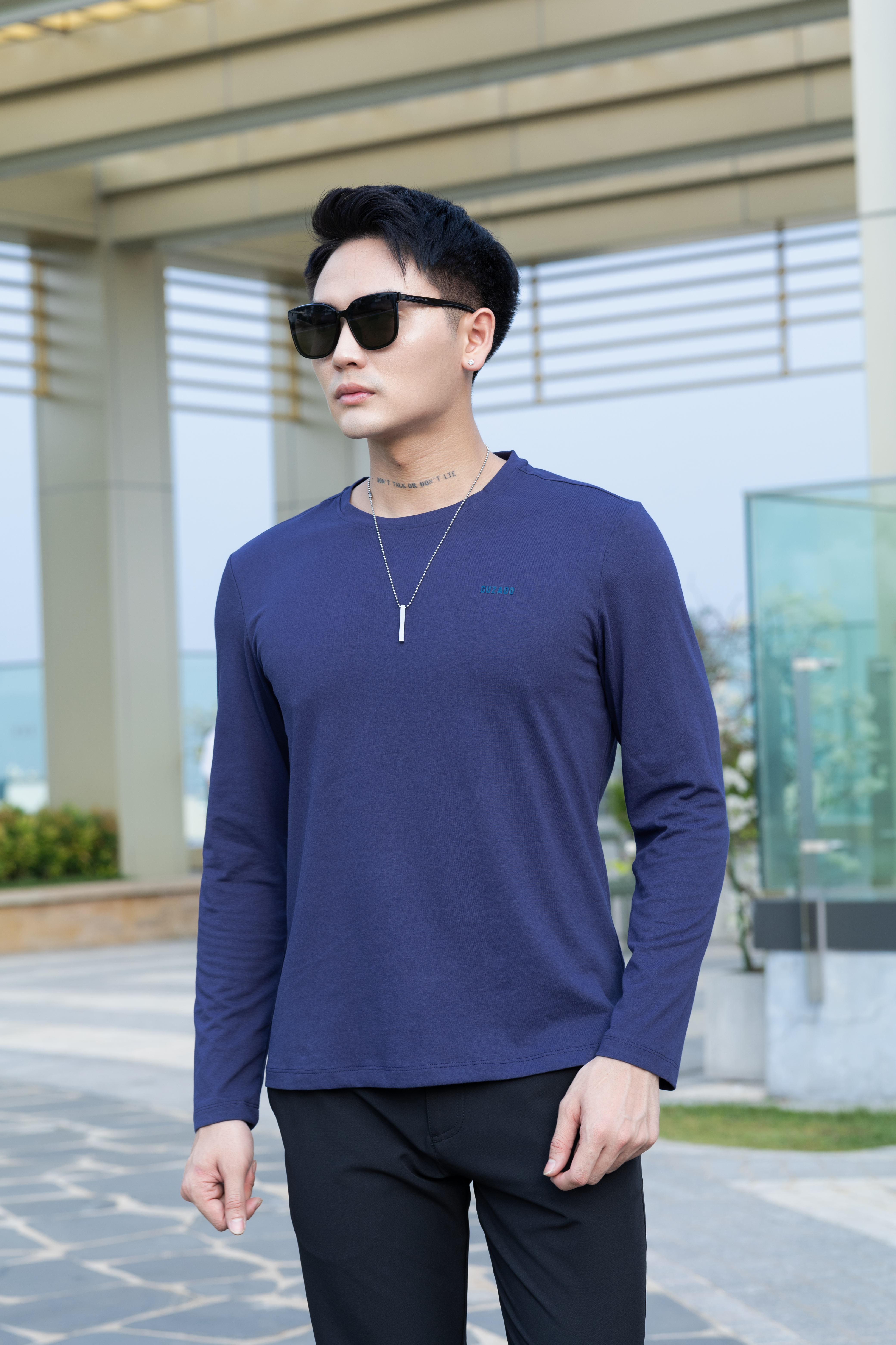 Áo Dài Tay GUZADO Cotton CVC GDT03_thumbnail_19