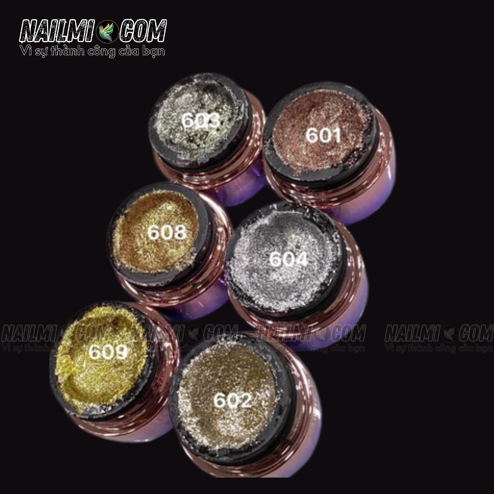 Gel Nhũ viền - ánh vàng đồng - 608 - Barbie Mirage_thumbnail_2