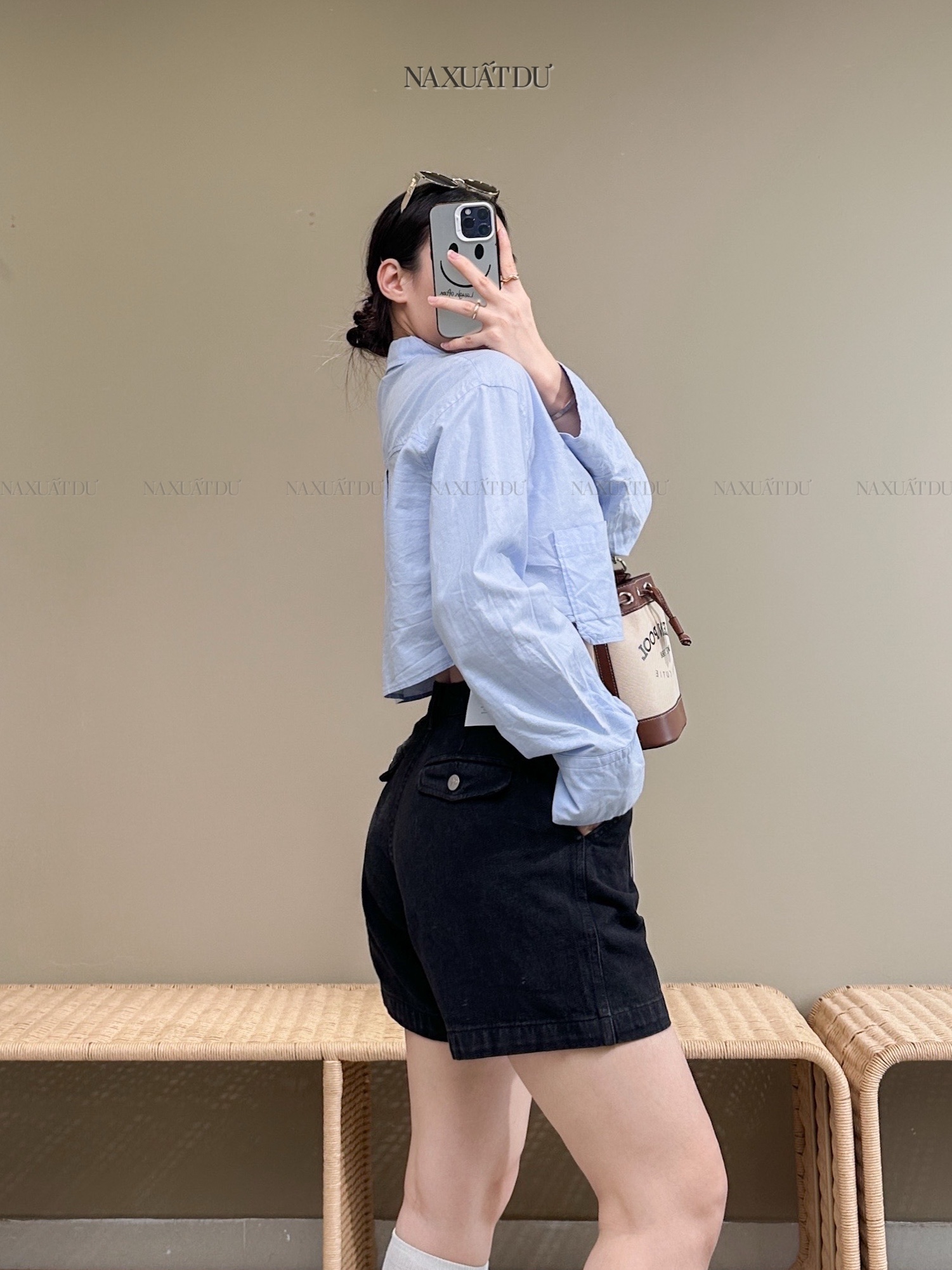 Quần short jeans 