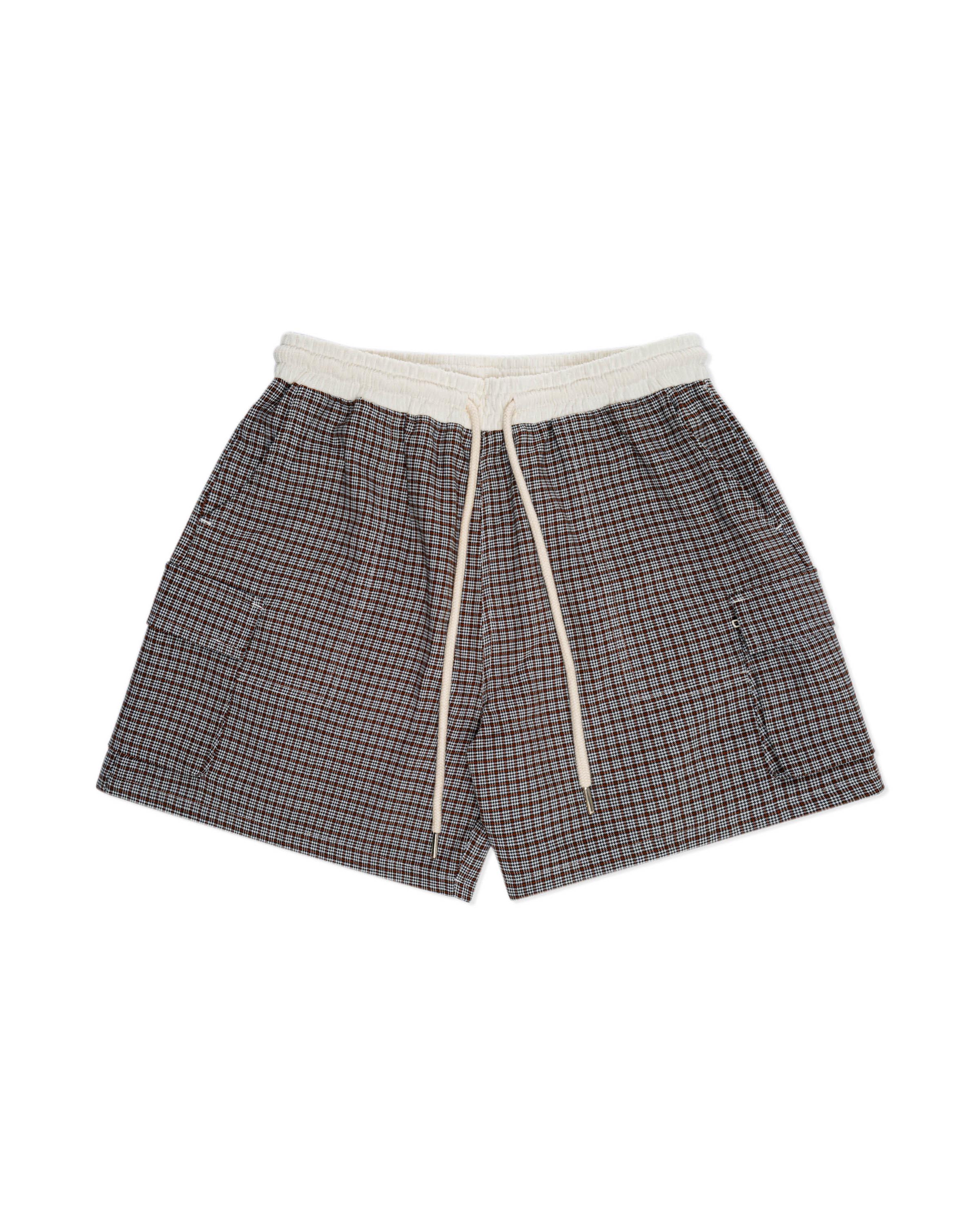 Levents® Sporty Plaid Cargo Shorts