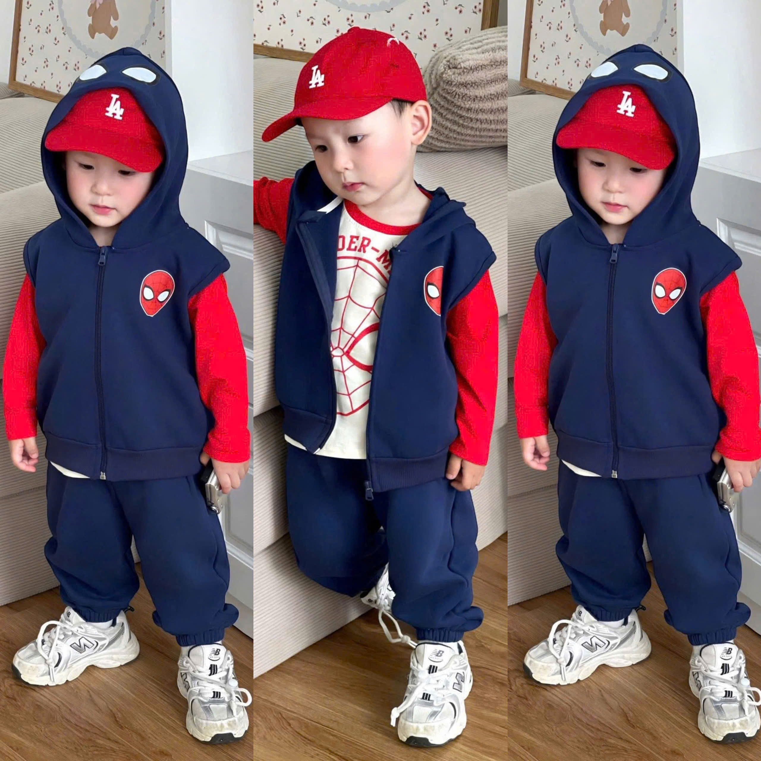 T53 SET 3CT NHỆN XANH ĐỎ - A112.08