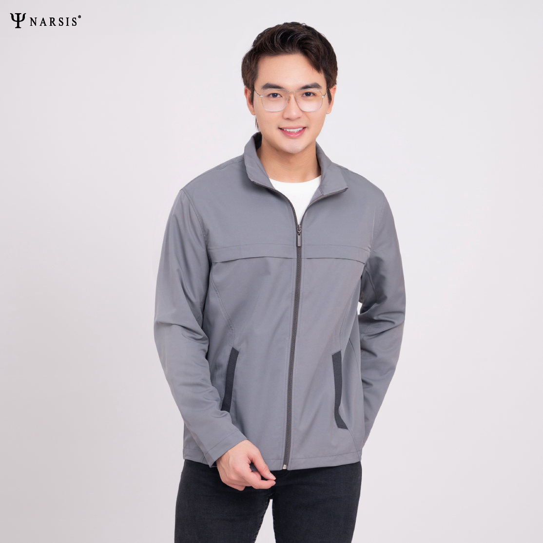 ÁO KHOÁC NAM D0037 NARSIS CHẤT LIỆU THOÁNG MÁT, DỄ CHỊU, THOẢI MÁI CẢ NGÀY, DỄ VẬN ĐỘNG