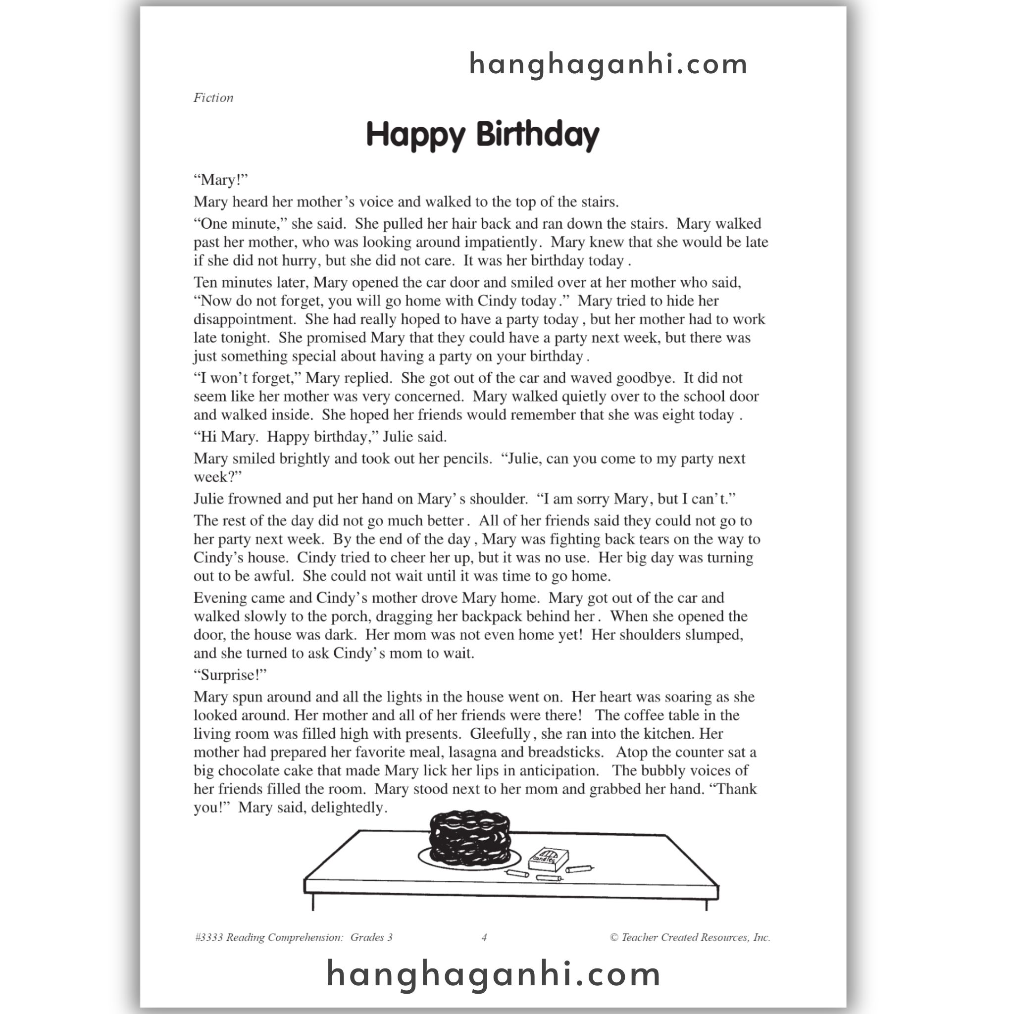 Reading Comprehension Grade 3 Teacher Created Resources, sách đọc hiểu lớp 3_thumbnail_5