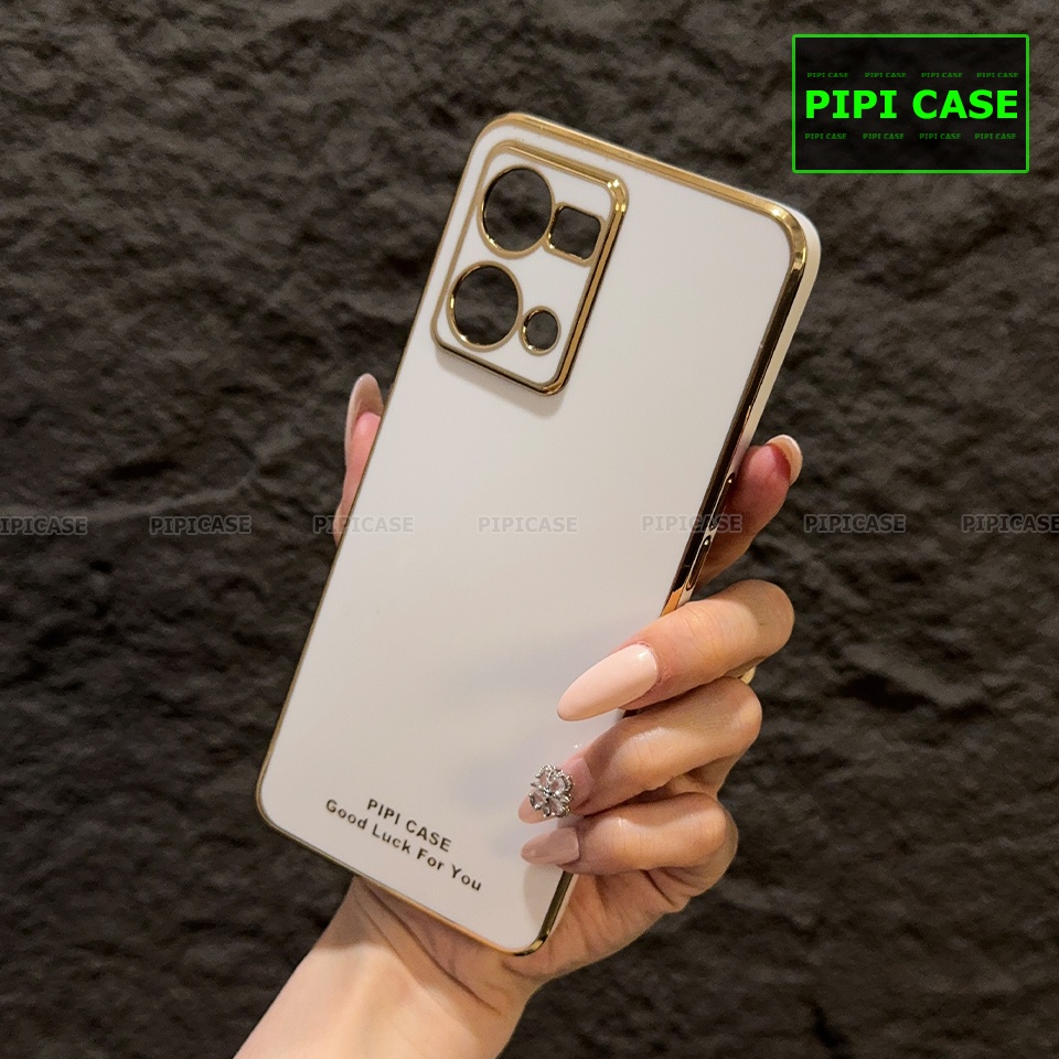 Ốp Lưng Oppo Reno 7 4G - Royal - Trắng
