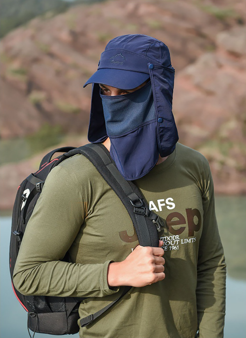 Mũ lưỡi trai đa năng có che gáy tháo rời #HZ2525_thumbnail_13