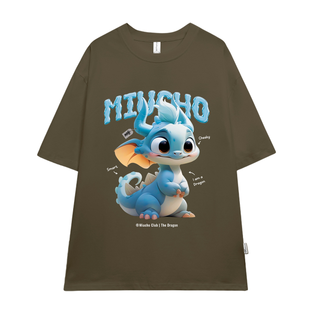 Áo thun form rộng 12 con giáp tuổi Thìn ATD1241 Miucho tay ngắn cổ tròn in mix_thumbnail_24