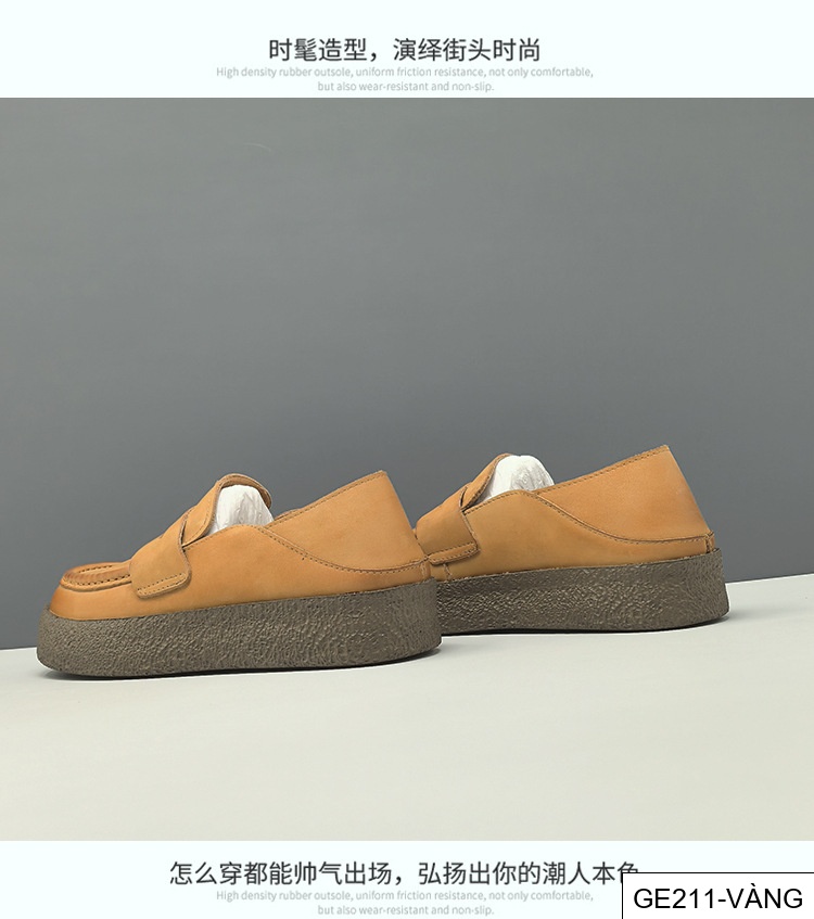 GE211 - Giày lười nam da thật kiểu Âu thời trang, phong cách thường ngày_thumbnail_2