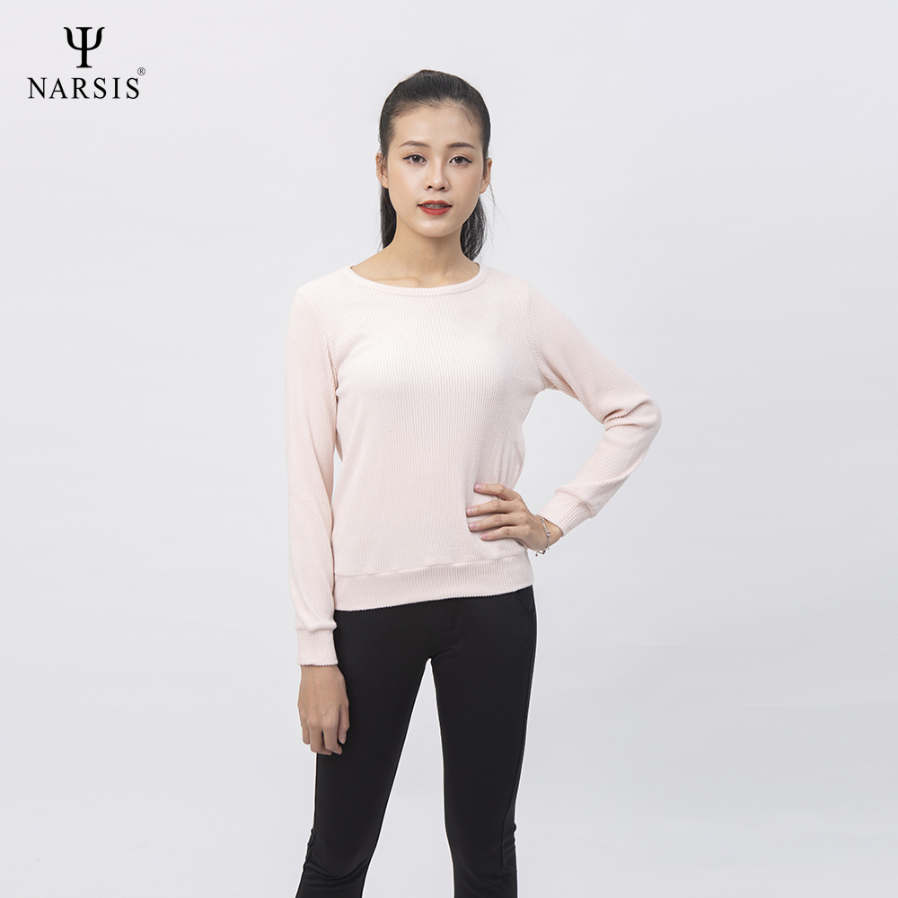 ÁO THU ĐÔNG NỮ L0051 NARSIS VẢI LEN COTTON ẤM ÁP, THOÁNG MÁT, GIỮ ẤM TỐT, MỀM MẠI_thumbnail_0