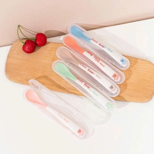 Thìa báo nóng Coco Bear,hộp 1 cái