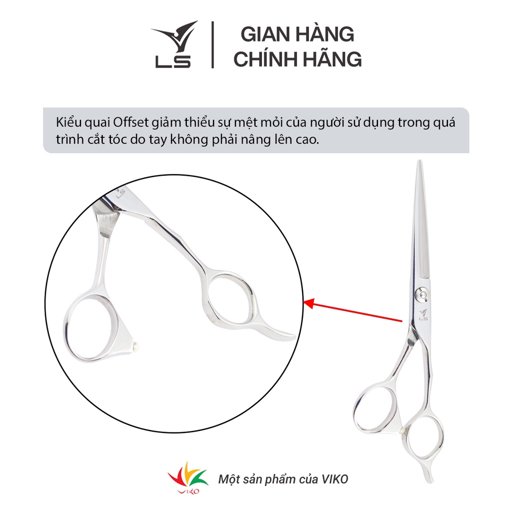 Kéo cắt tóc Viko LS JP602 - bảo hành 1 năm_thumbnail_7
