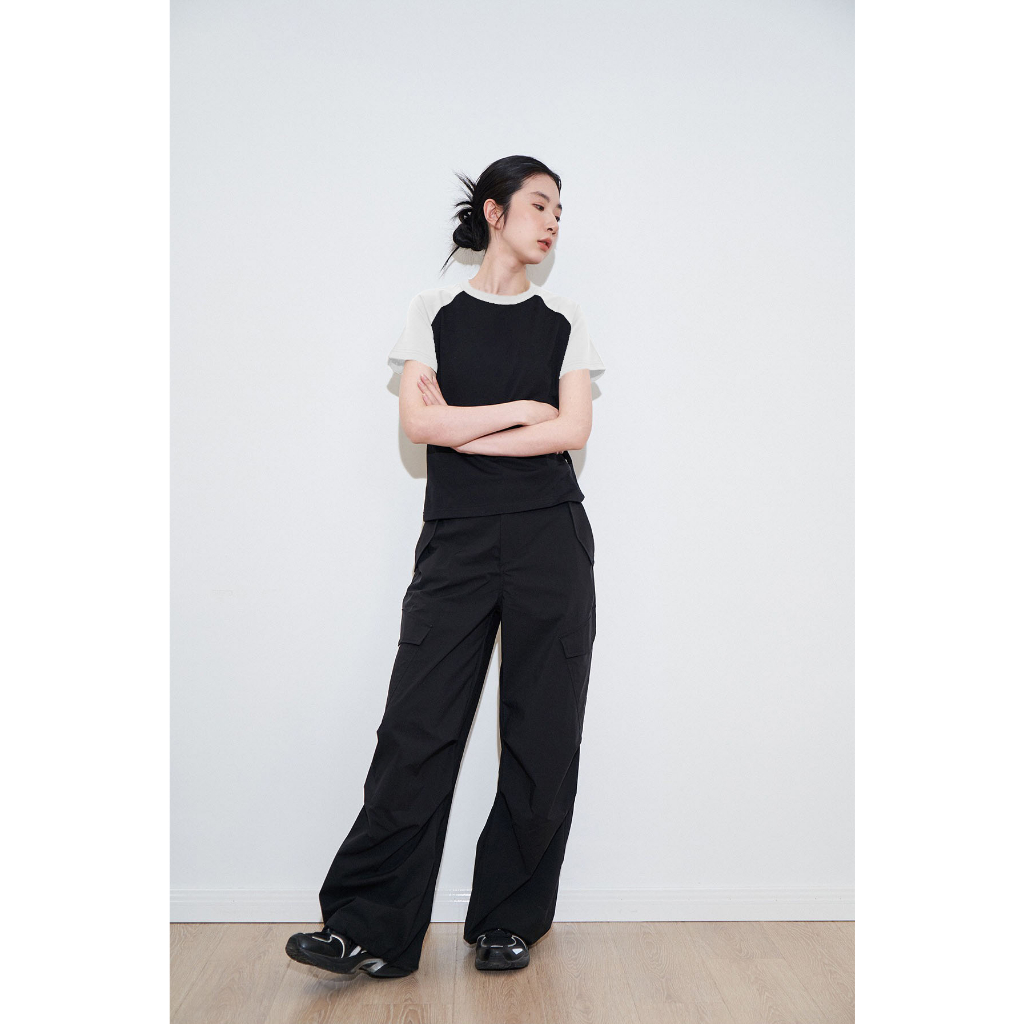 Áo baby tee phối trơn ABPTT01 Miucho cotton cổ tròn in basic_thumbnail_2