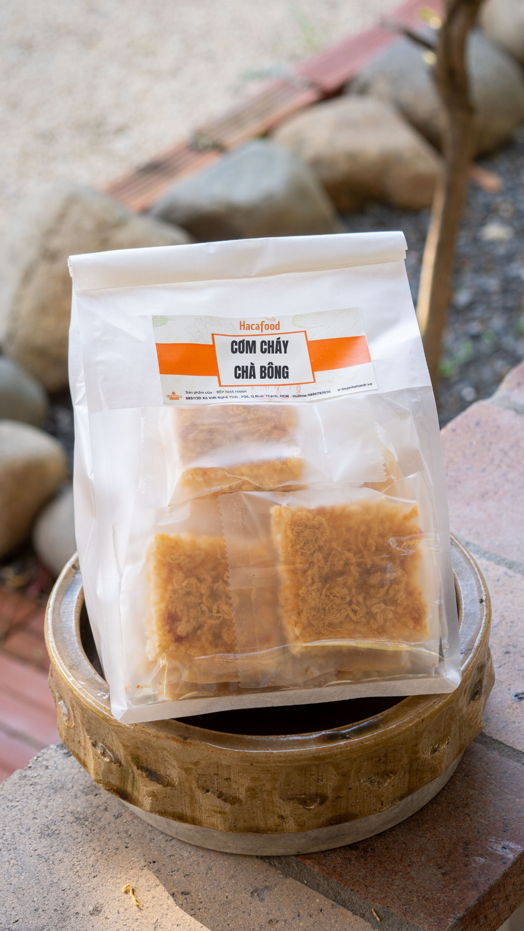 CƠM CHÁY CHÀ BÔNG TÚI 10 MIẾNG