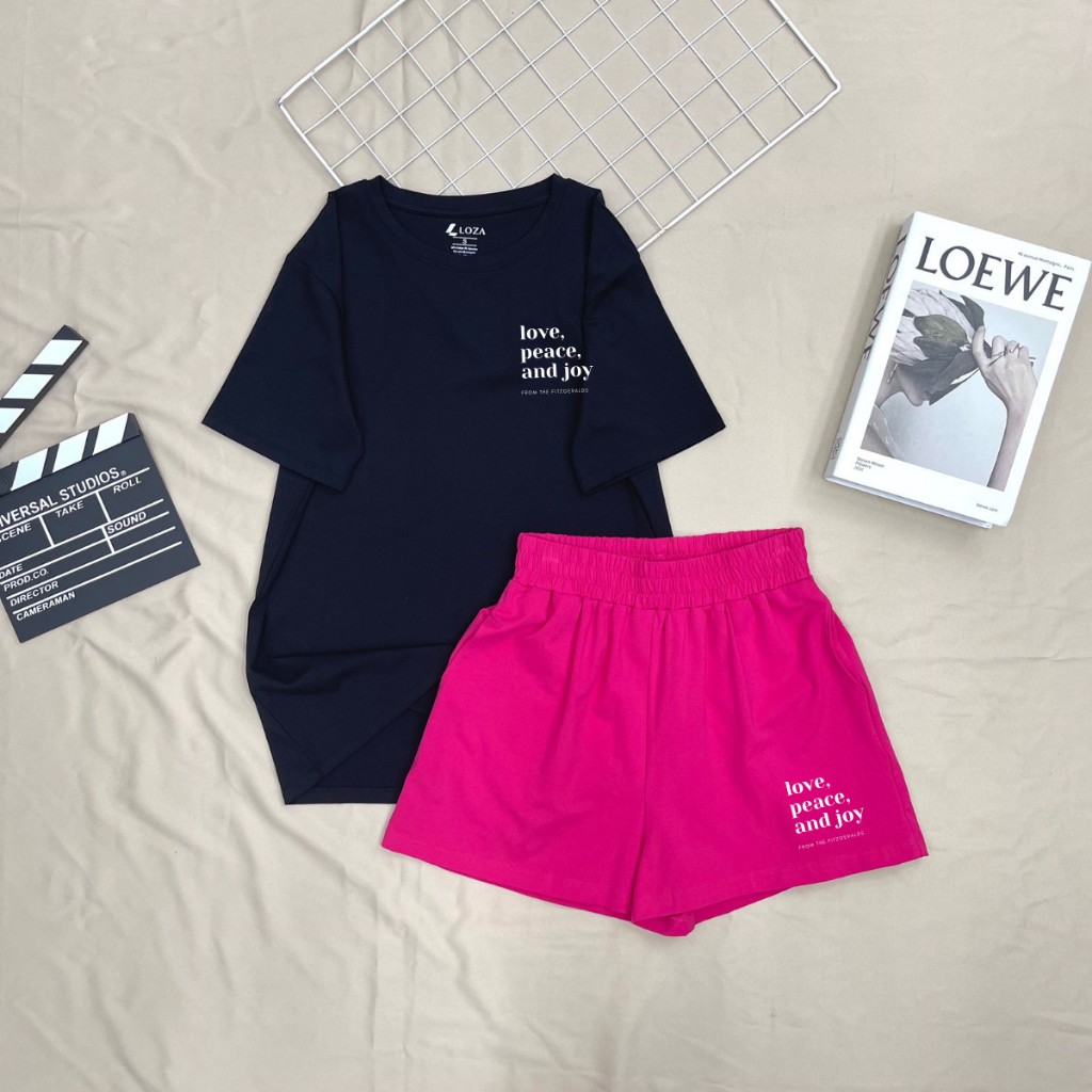 Đồ bộ nữ thun cotton dáng rộng mặc nhà đi chơi mùa hè mát mẻ - LOZA BP19_thumbnail_10