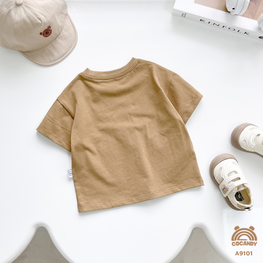 Áo cộc NÂU vạt sườn be 1 cúc_thumbnail_3