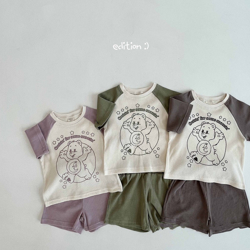 Set đồ bé trai/bé gái gấu “Cruisin’ for some snoozin’” phối tay raglan_thumbnail_3
