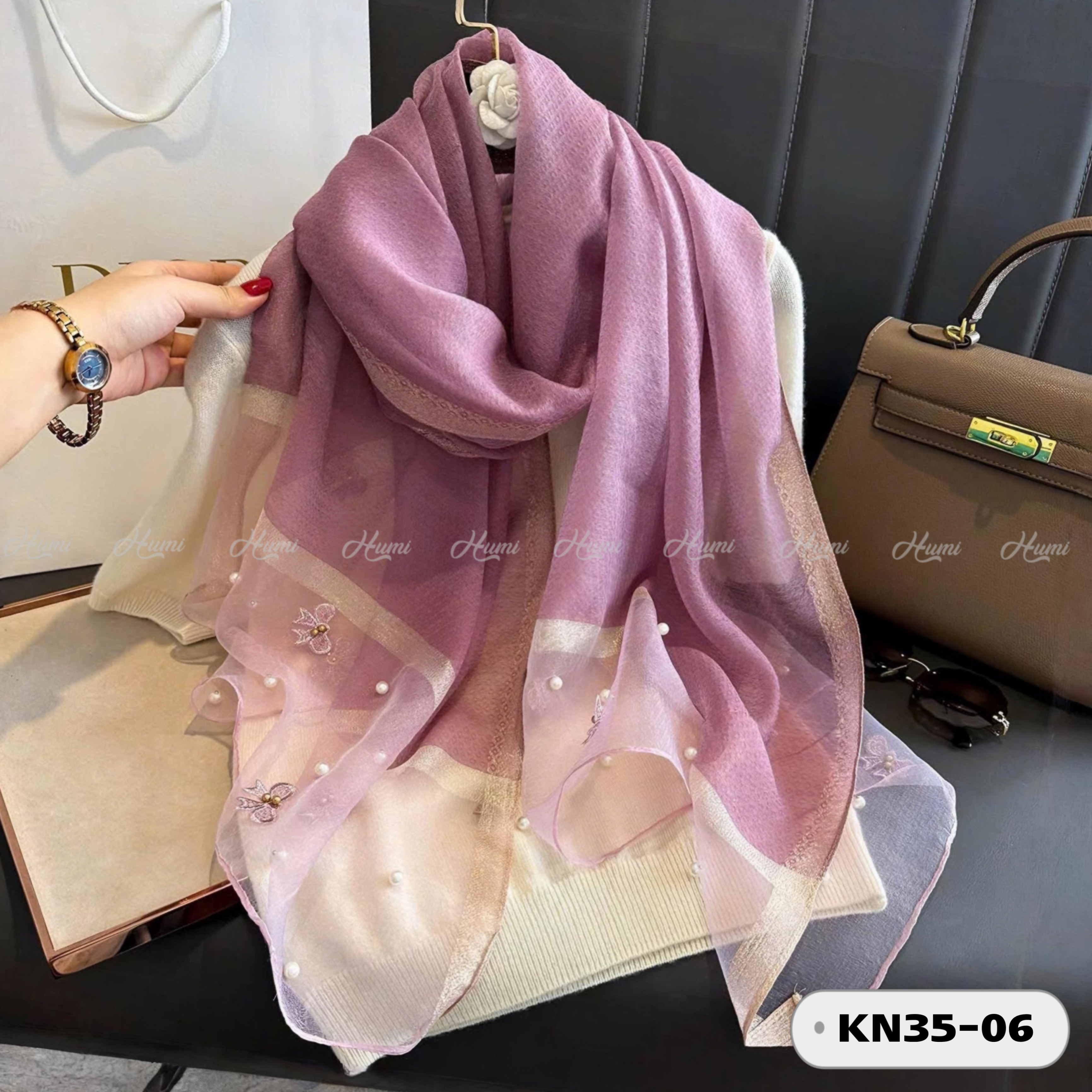 KHĂN TƠ ĐÍNH NƠ (KN35-06 HỒNG RUỐC)_thumbnail_0