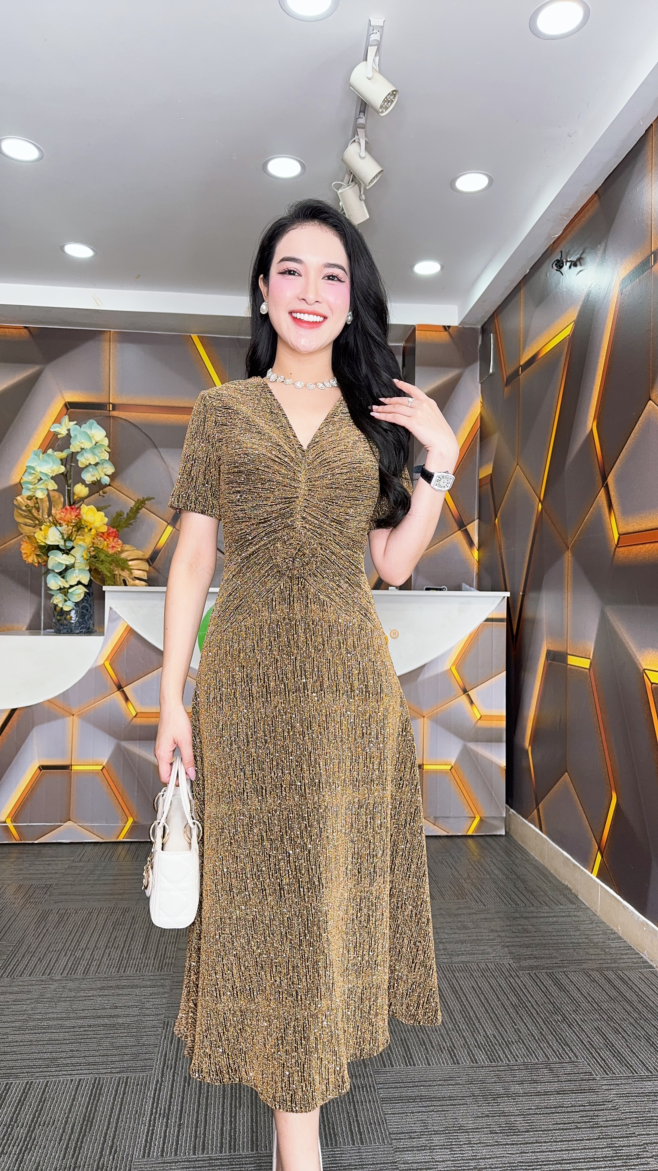 Đầm suông - Y1802 - Thương hiệu Zonbig_thumbnail_3