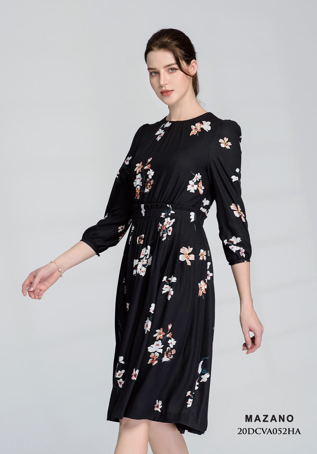 Đầm đen bùng eo Xếp bèo ly eo_thumbnail_3