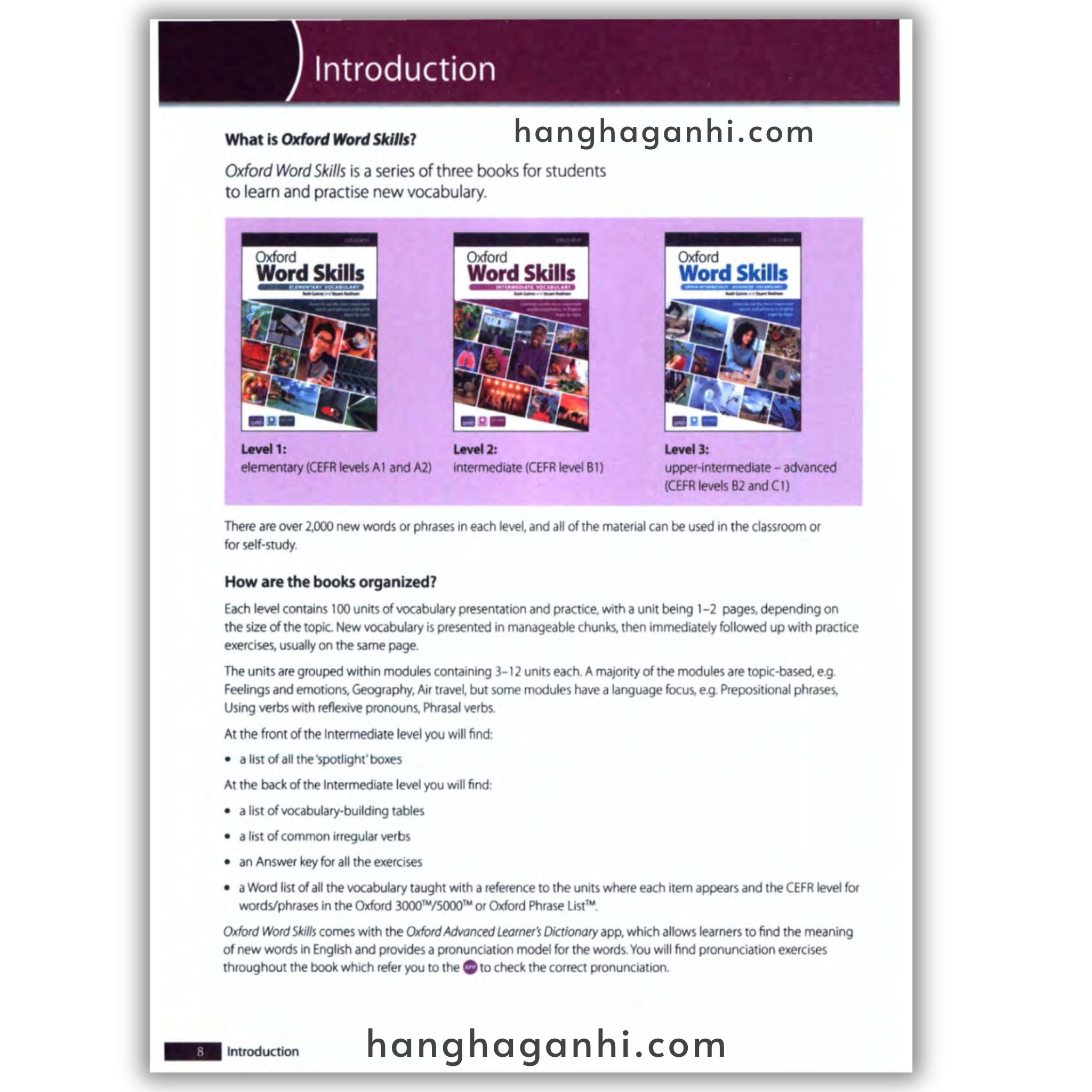 Oxford Word Skills Intermediate Vocabulary With Answer Key ( 2Nd Edition)_thumbnail_1