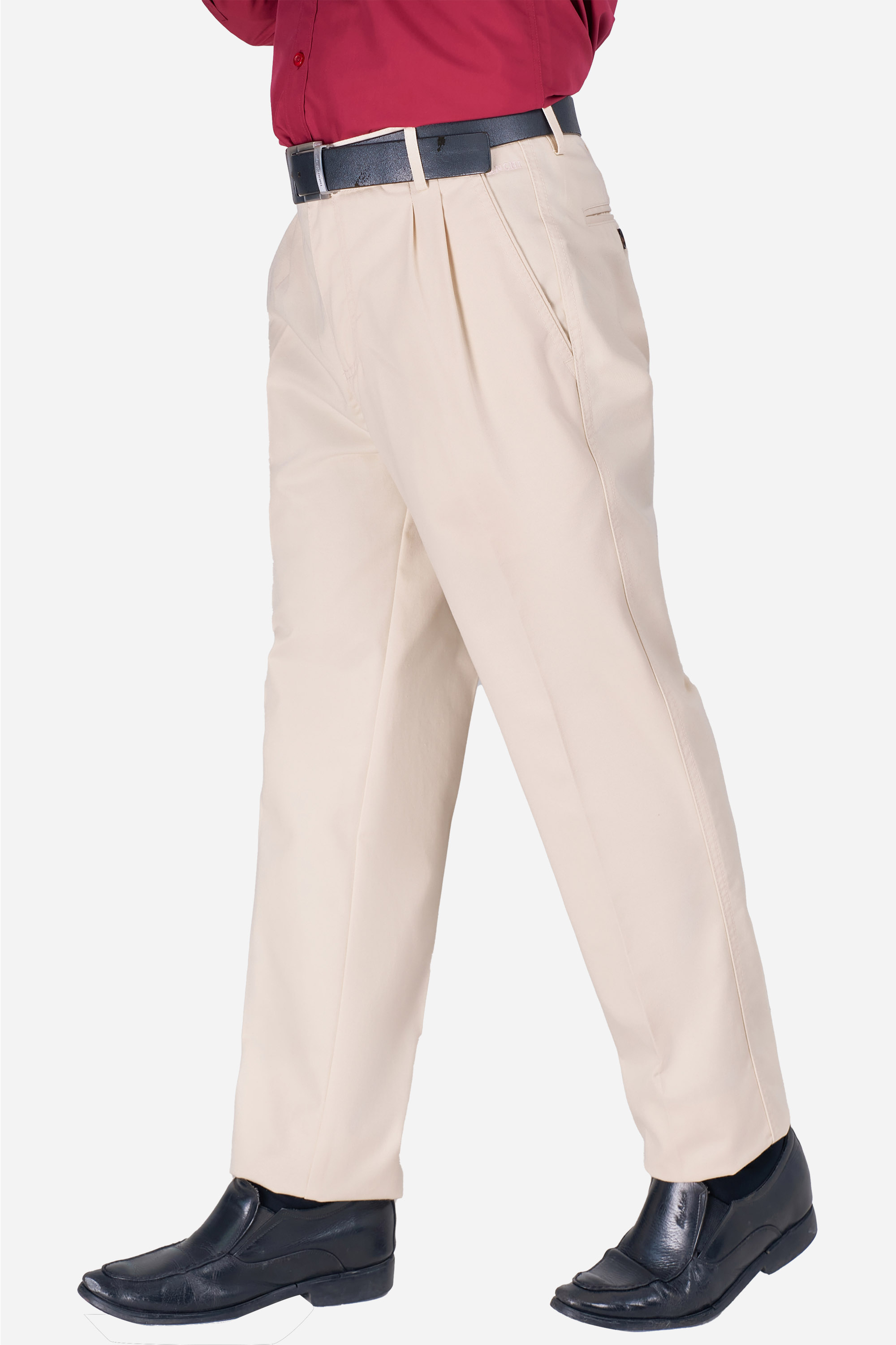 Quần Kaki Thô 2 Li Nam Trung Niên ANCHI Phom Suông Ống Rộng Màu Vàng Nhạt_thumbnail_28