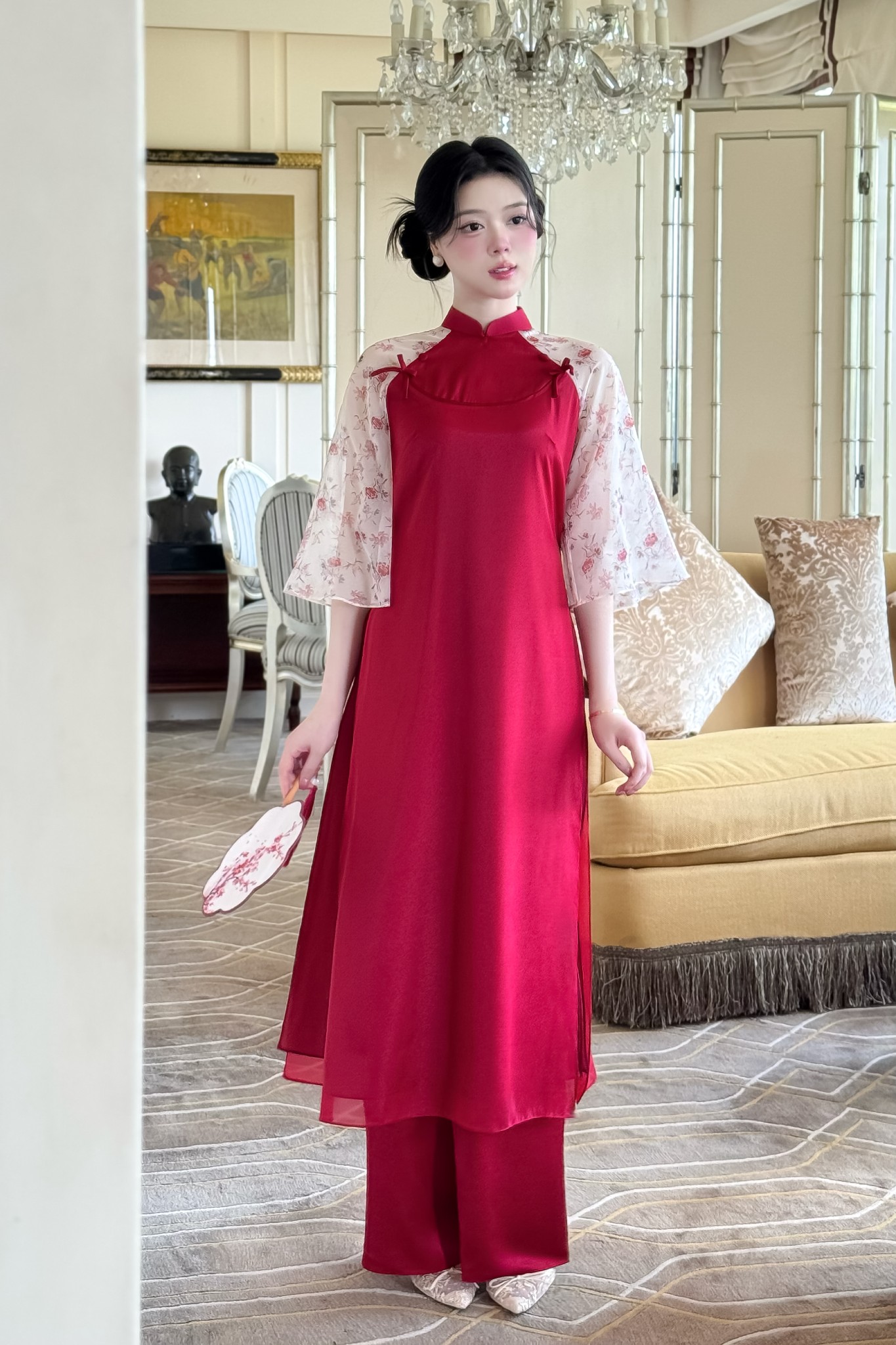 Áo dài cách tân Giai Kỳ AD0015