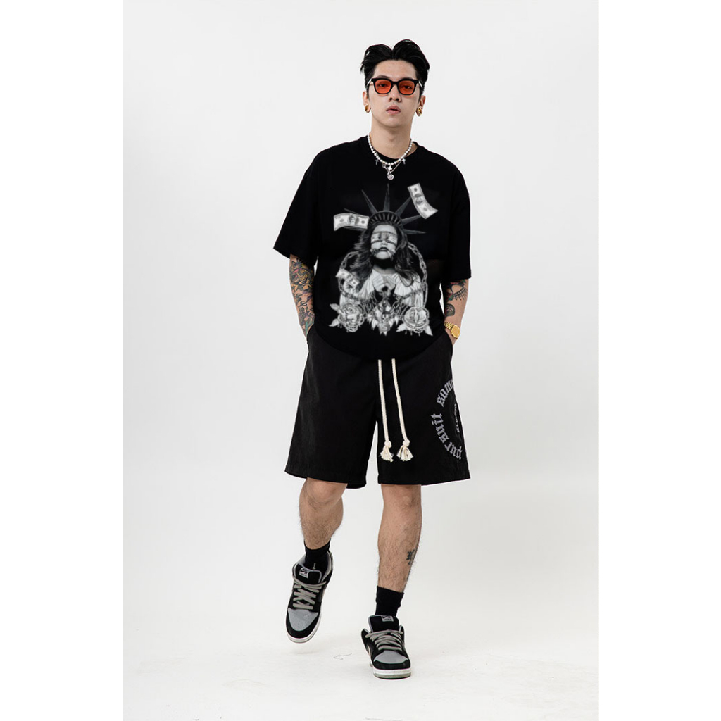 Áo thun nam form rộng ATD118 tay ngắn cổ tròn vải cotton Miucho Man in Graphic_thumbnail_6